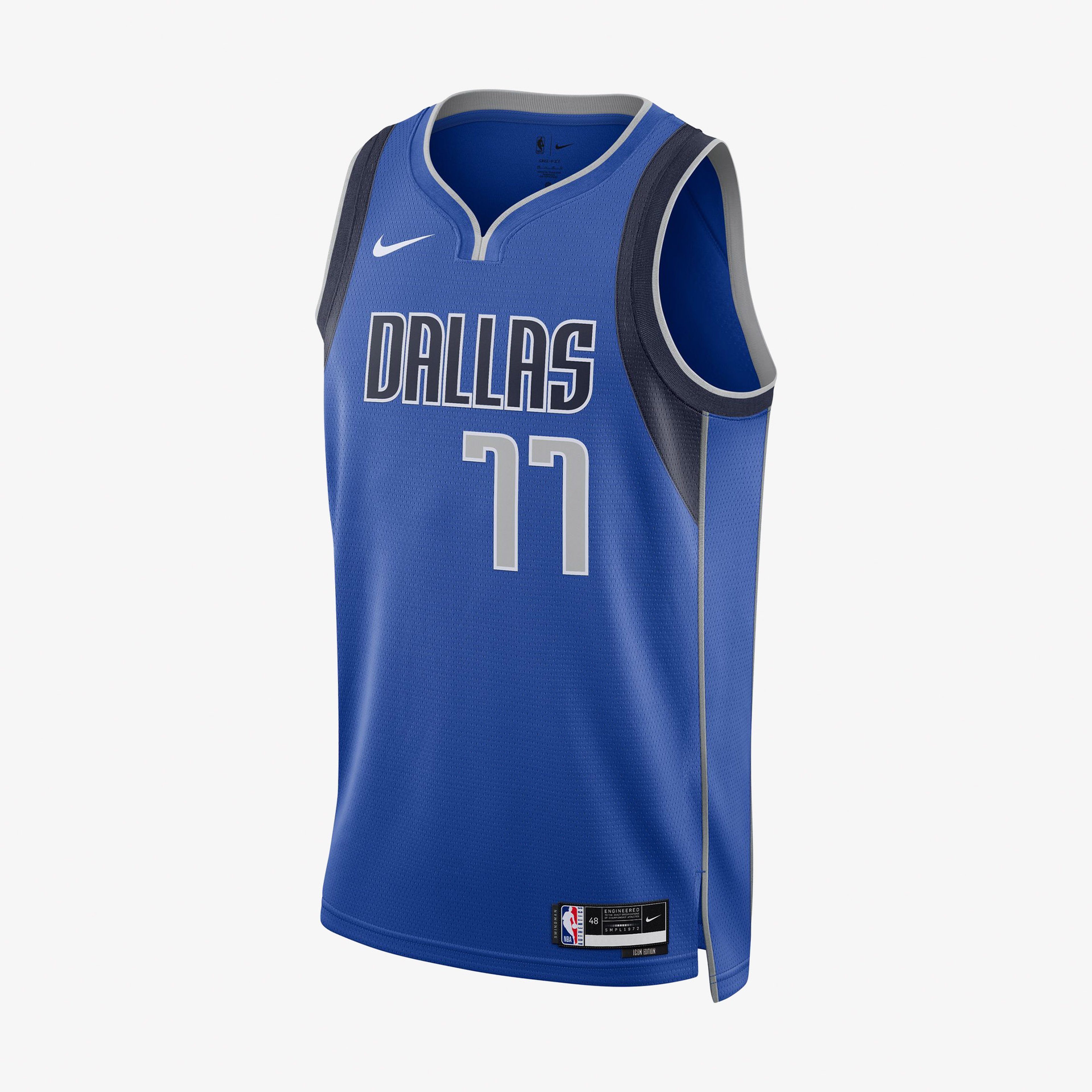 Nike Dallas Mavericks Icon Edition 2022/23 Dri-FIT Erkek Mavi Forma