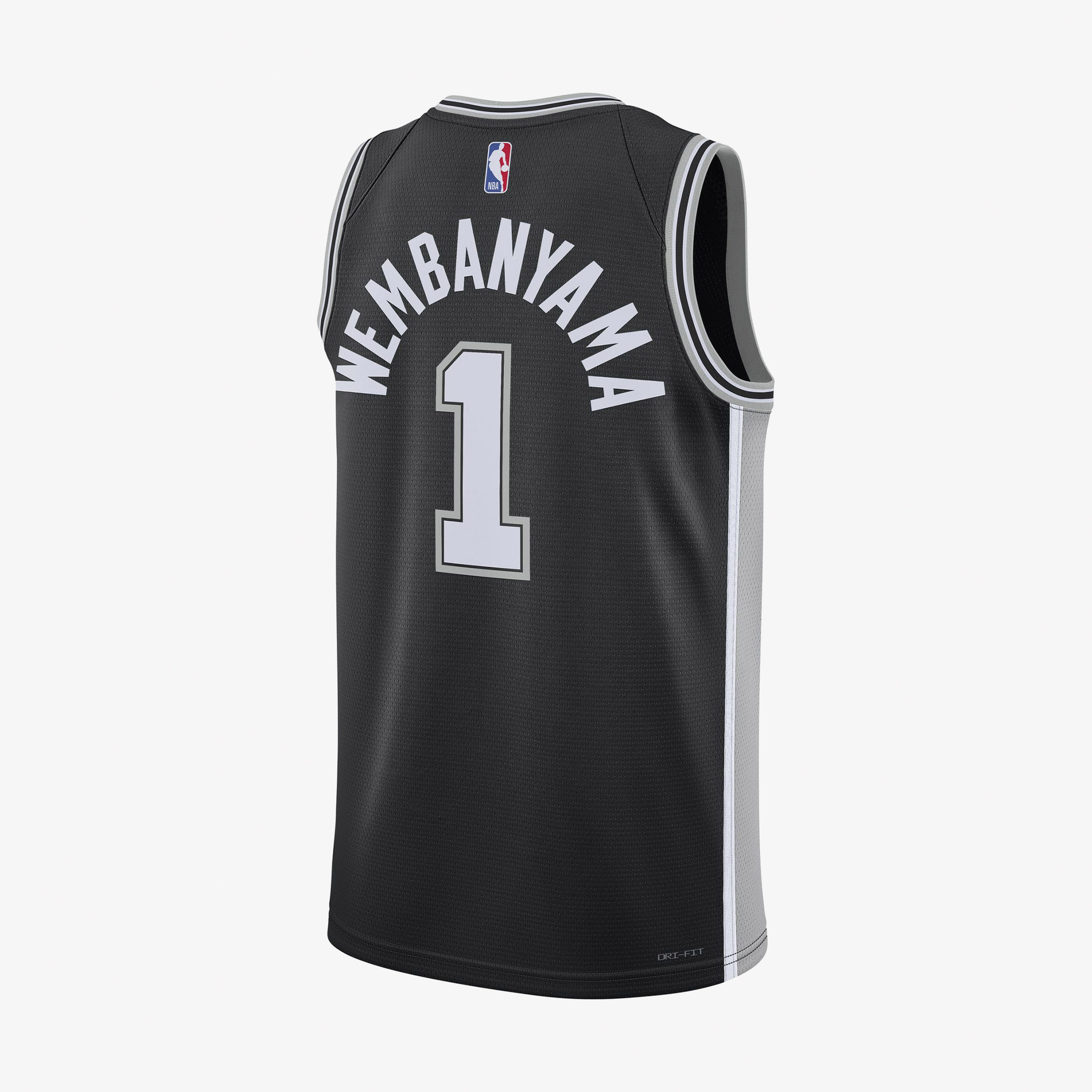 Nike San Antonio Spurs Icon Edition 2022/23 Dri-FIT Erkek Siyah Forma