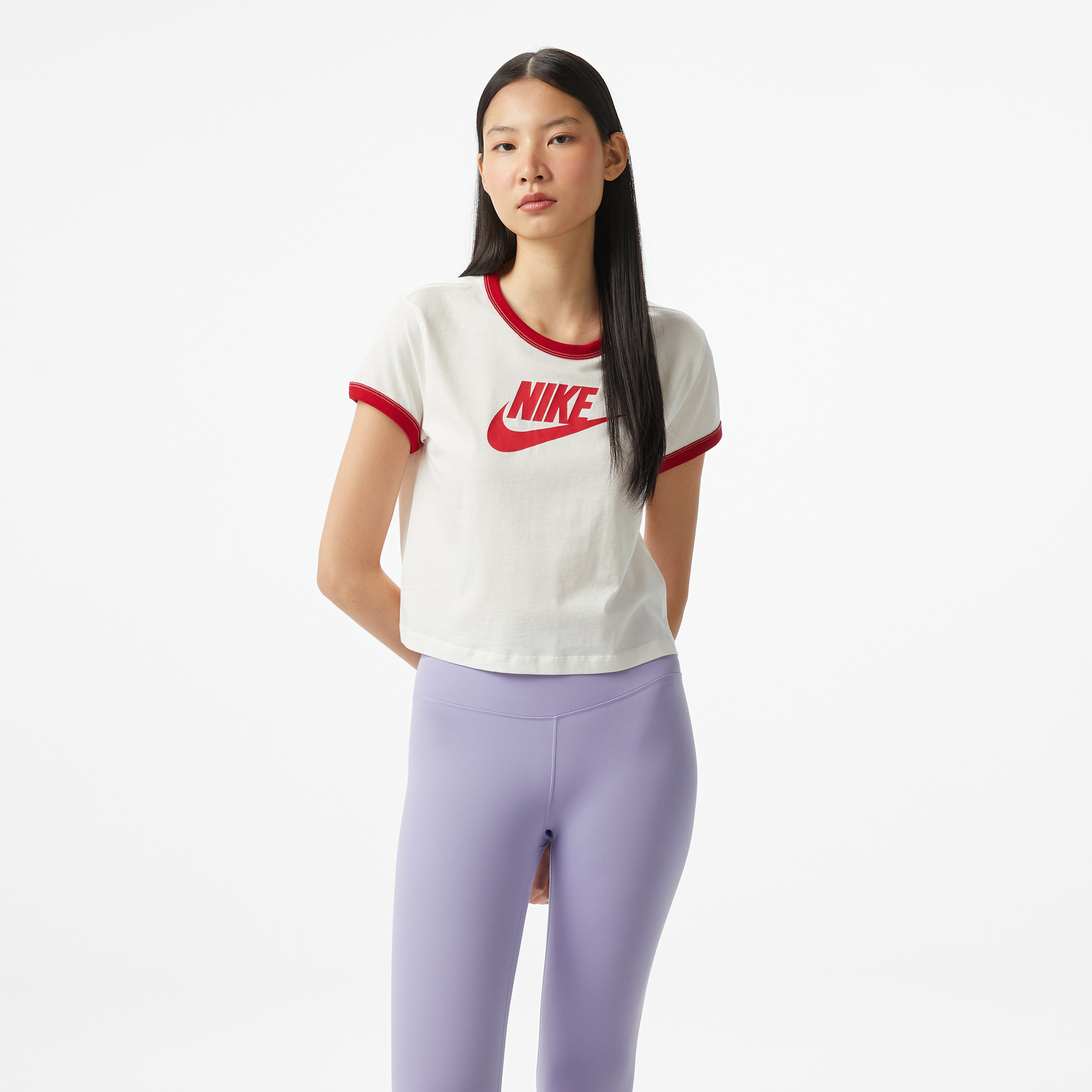 Nike Ringer Kadın Beyaz T-Shirt