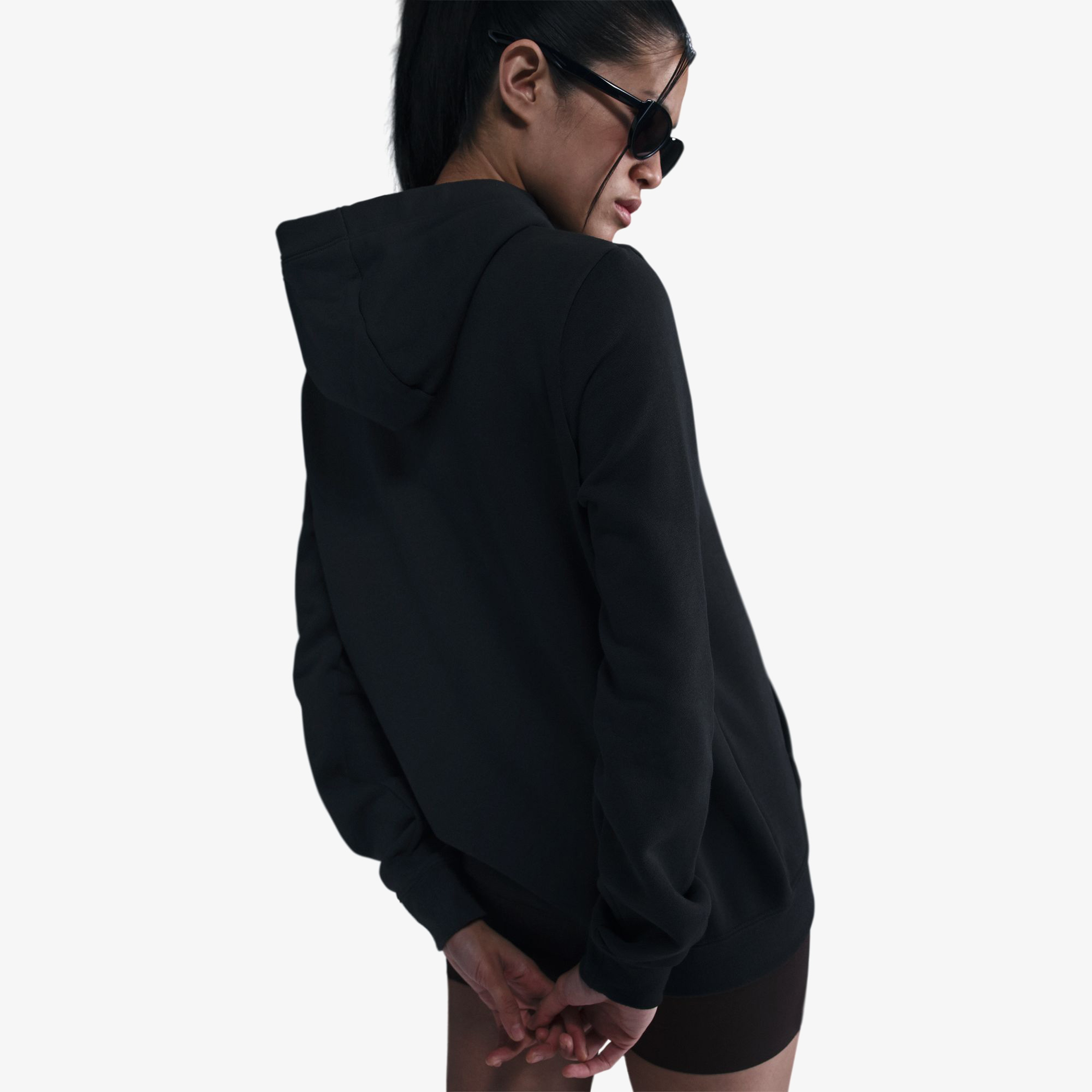 Nike Club Kadın Siyah Sweatshirt