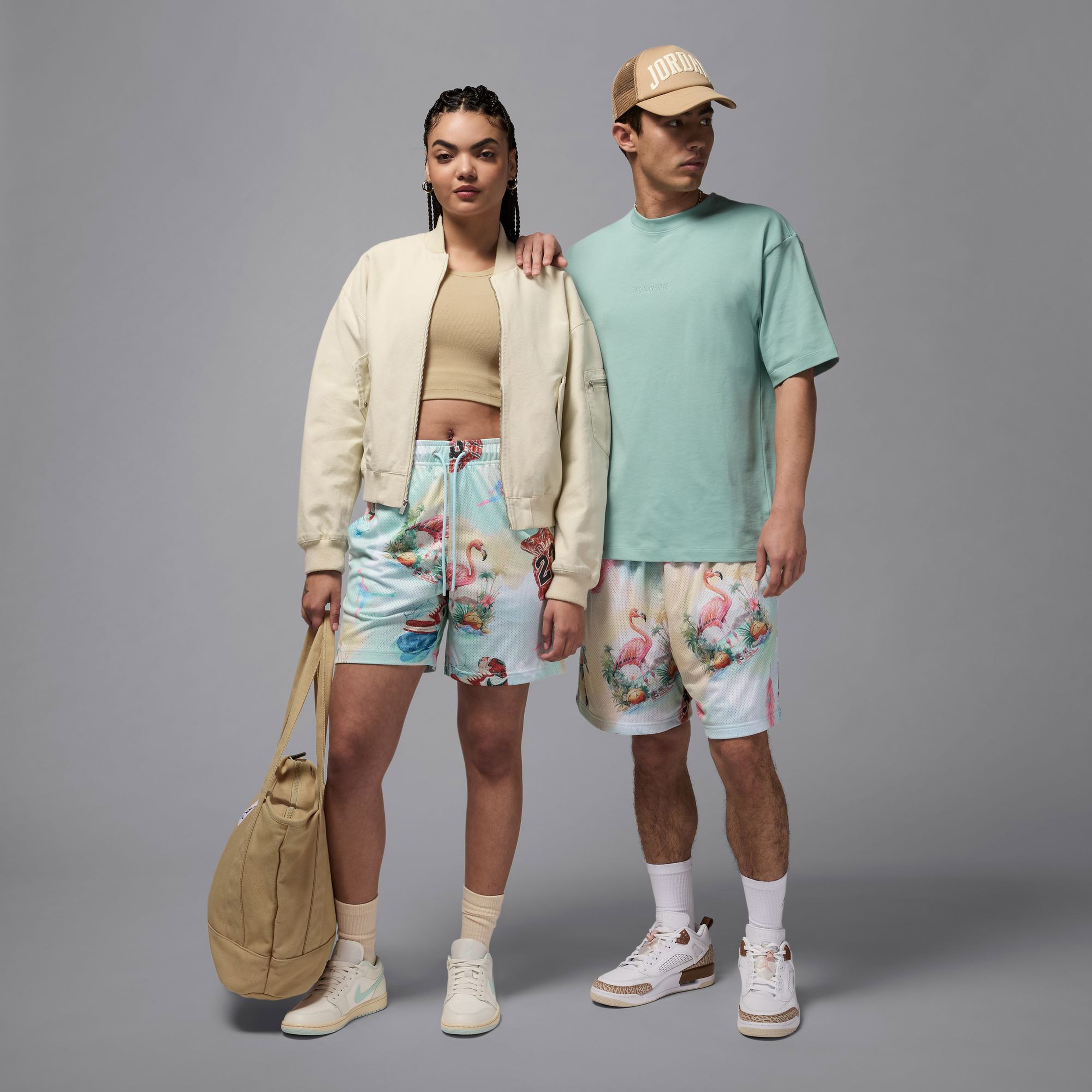 Jordan Essentials Erkek Beyaz Şort