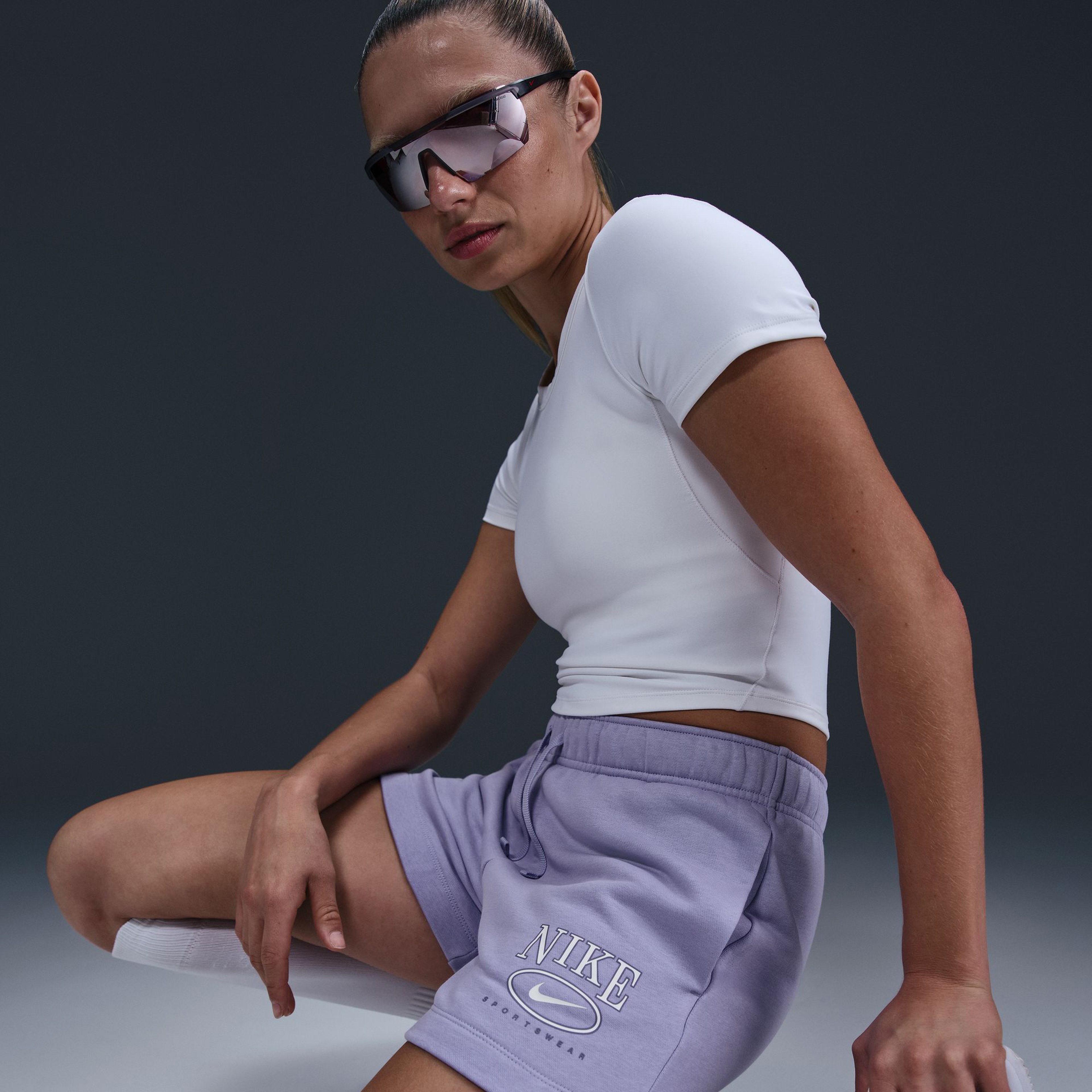 Nike Sportswear Kadın Mor Şort