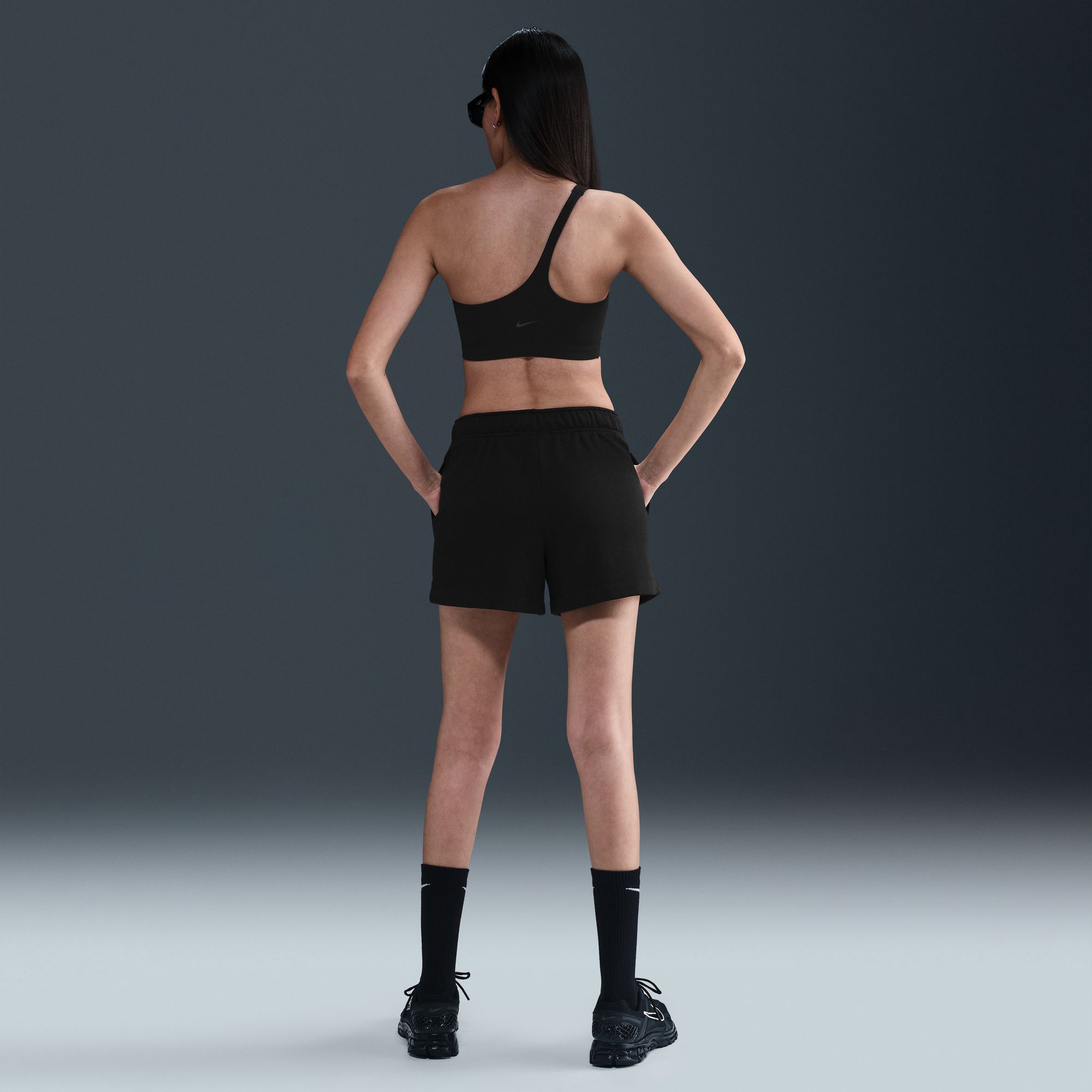 Nike Club Fleece Kadın Siyah Şort