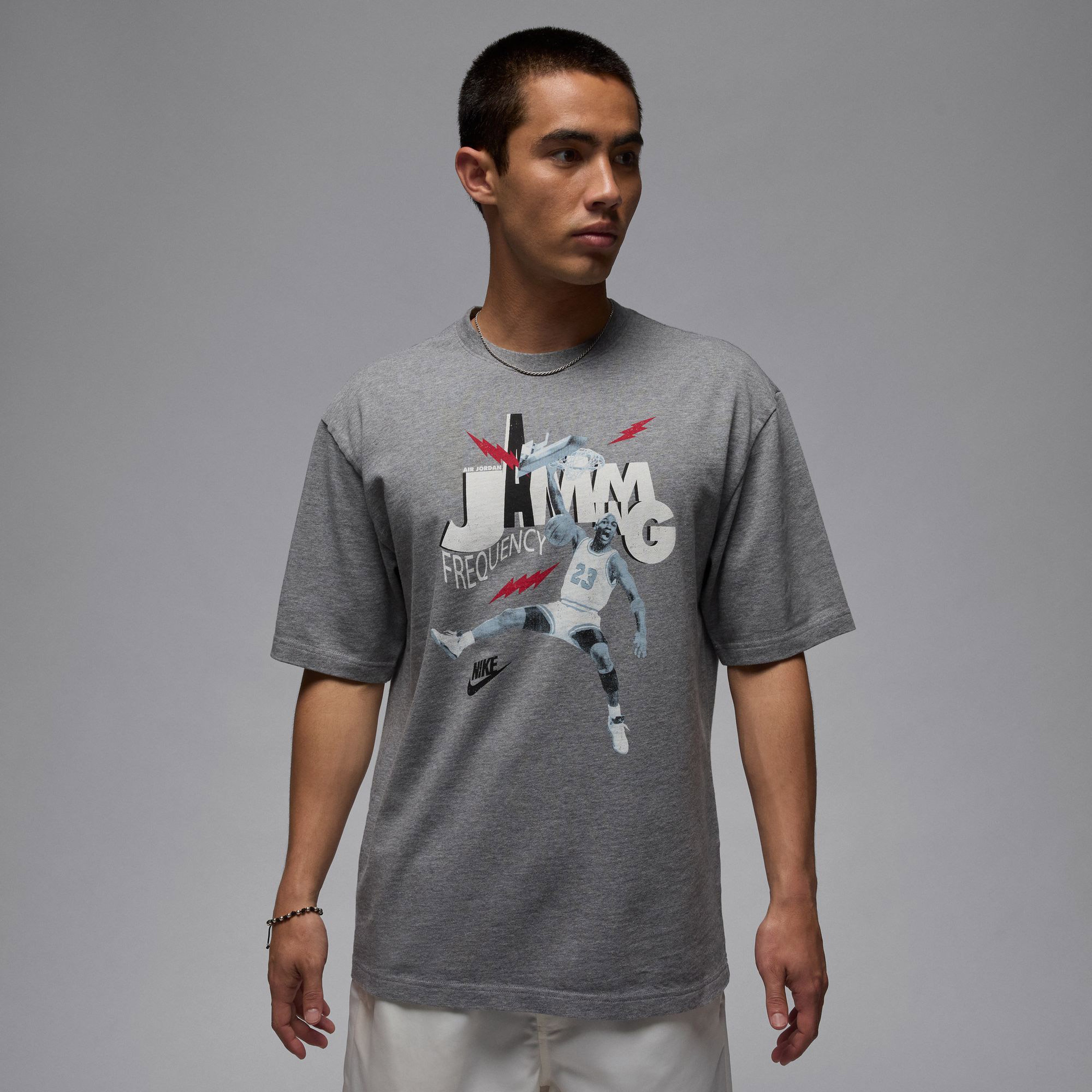 Jordan Brand Erkek Gri T-Shirt