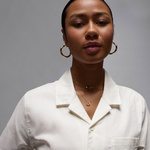 Jordan  Woven Top Rose Kadın Beyaz T-Shirt