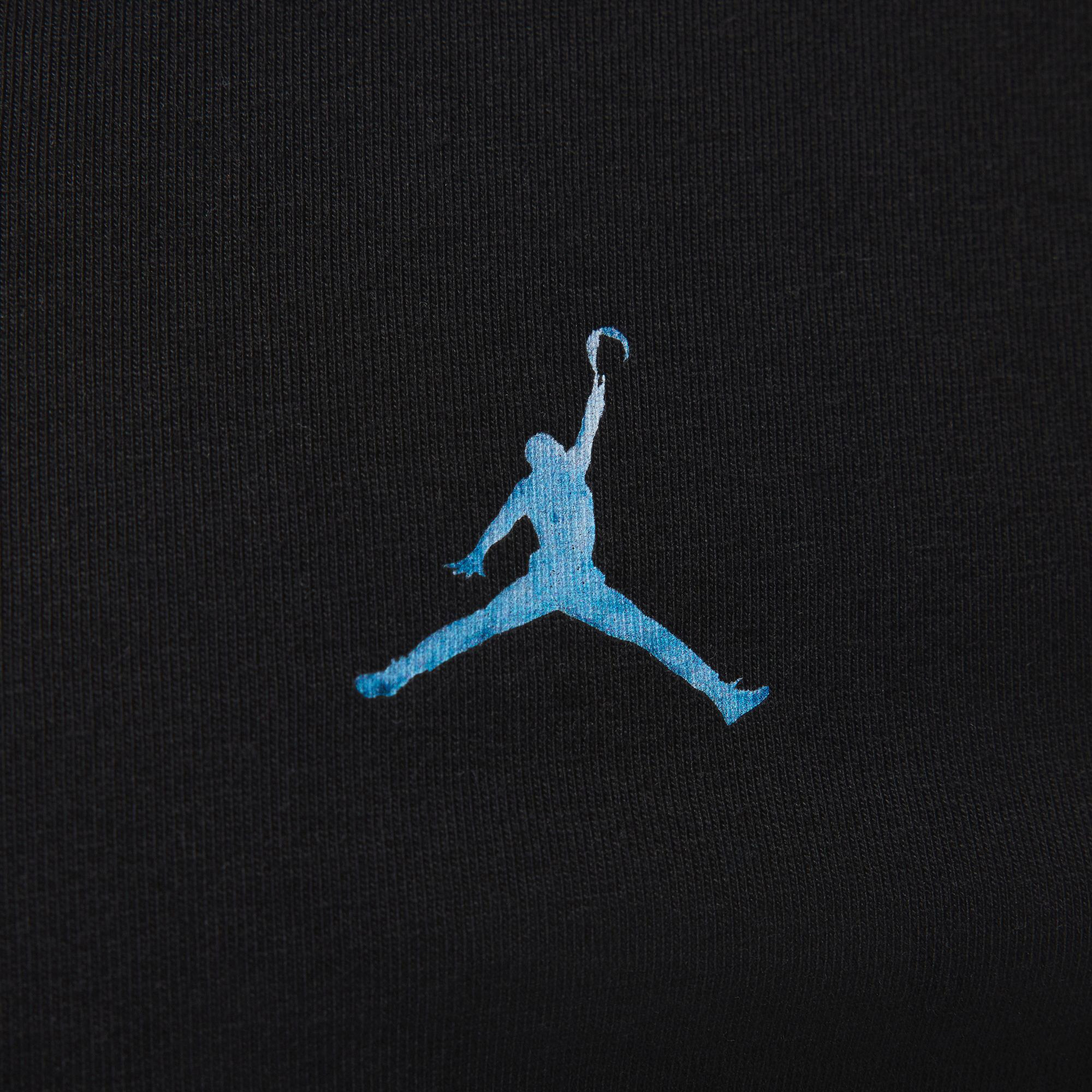 Jordan Grafikli Kadın Siyah T-Shirt