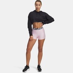 Under Armour Hg Mid nded Kadın Pembe Antrenman Bra