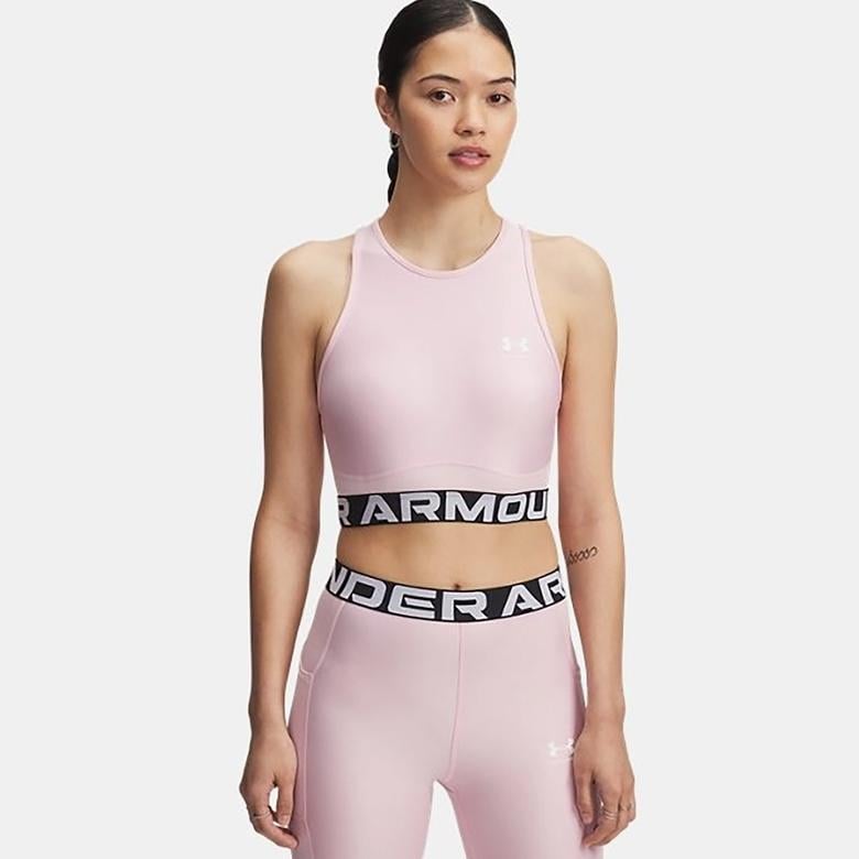 Under Armour Heatgear Rib Kadın Pembe Antrenman Atlet