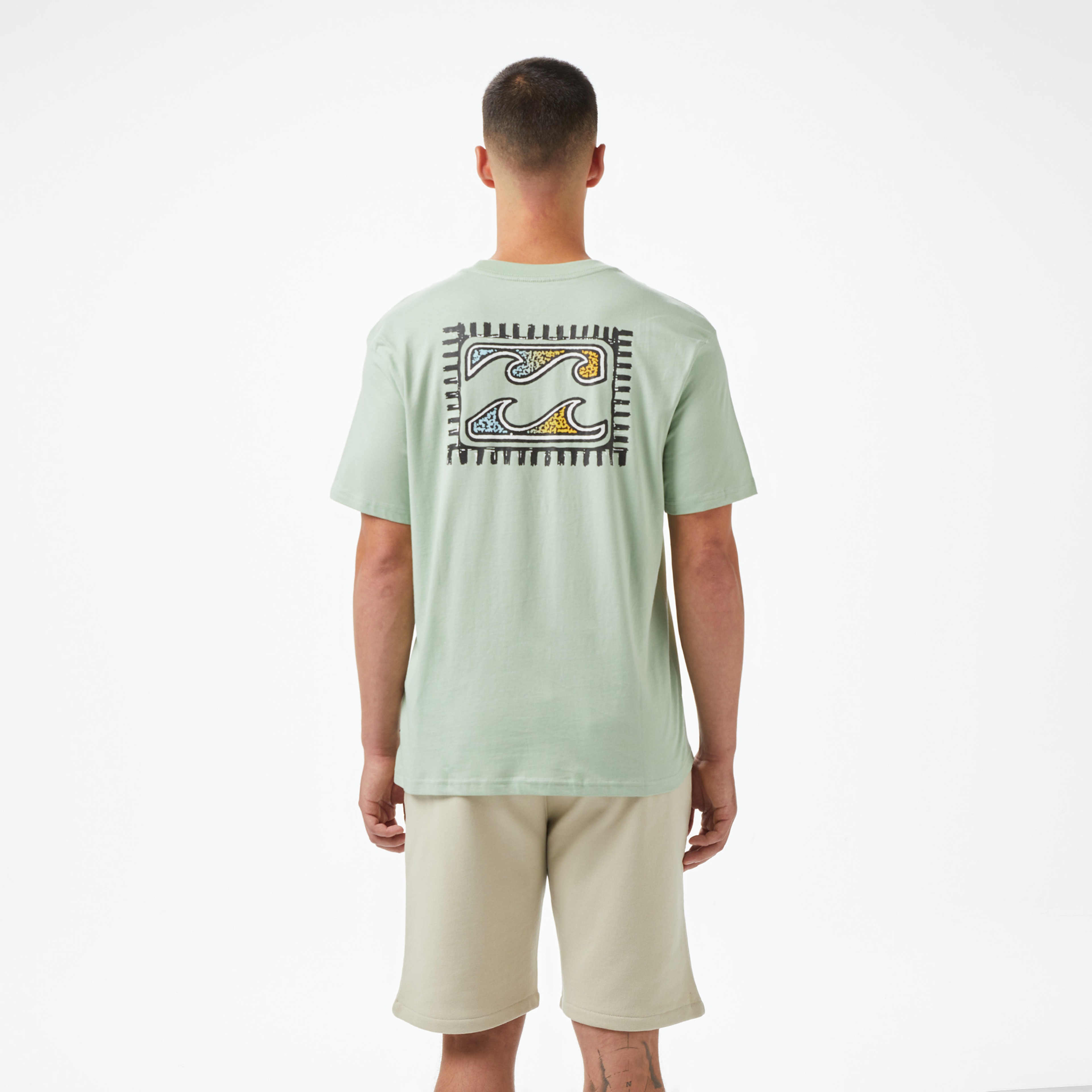 Billabong Twin Peaks Regular Erkek Krem T-Shirt