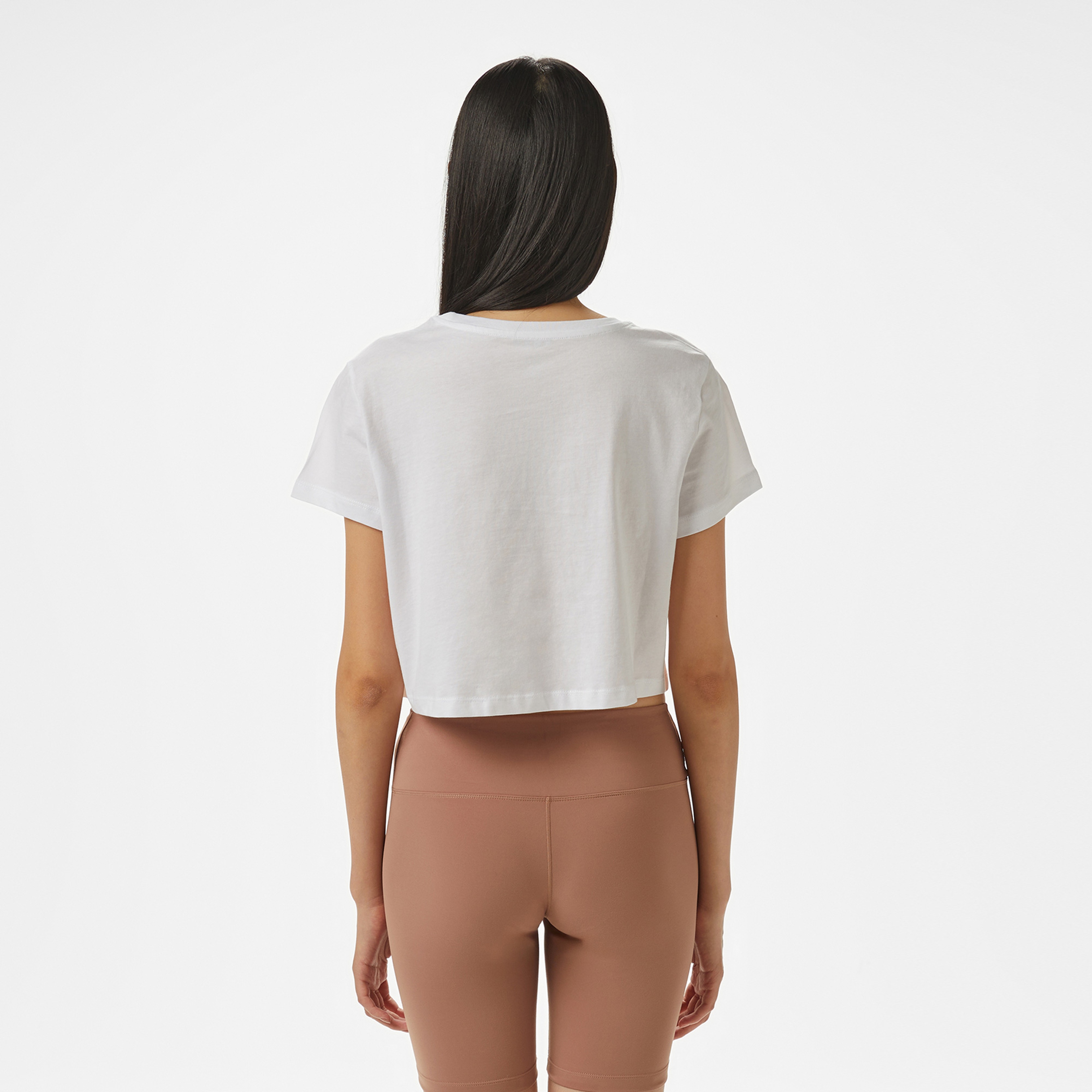 Roxy Atlas Oceanregular Kadın Beyaz Crop T-Shirt