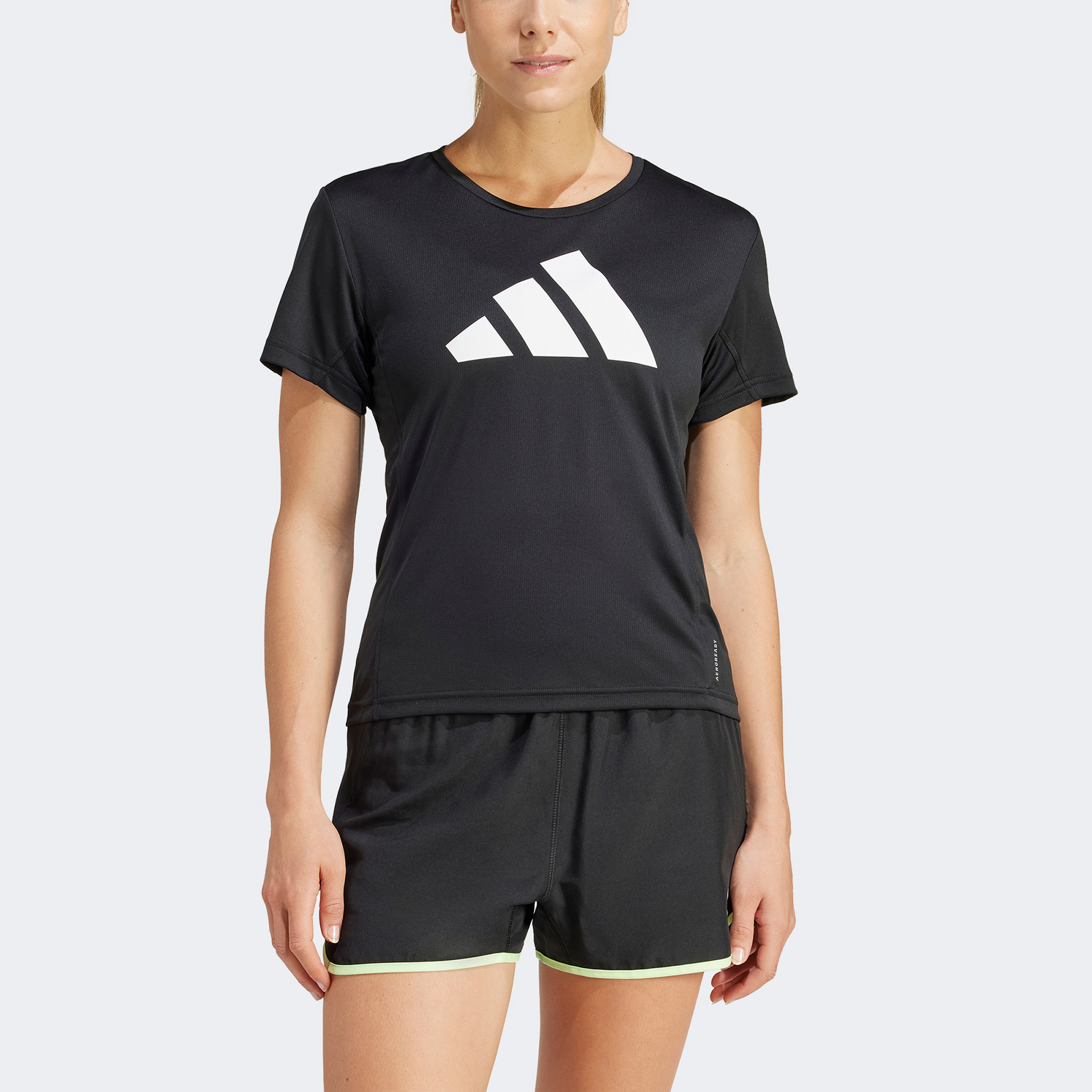 adidas Run It Kadın Siyah Koşu T-Shirtü