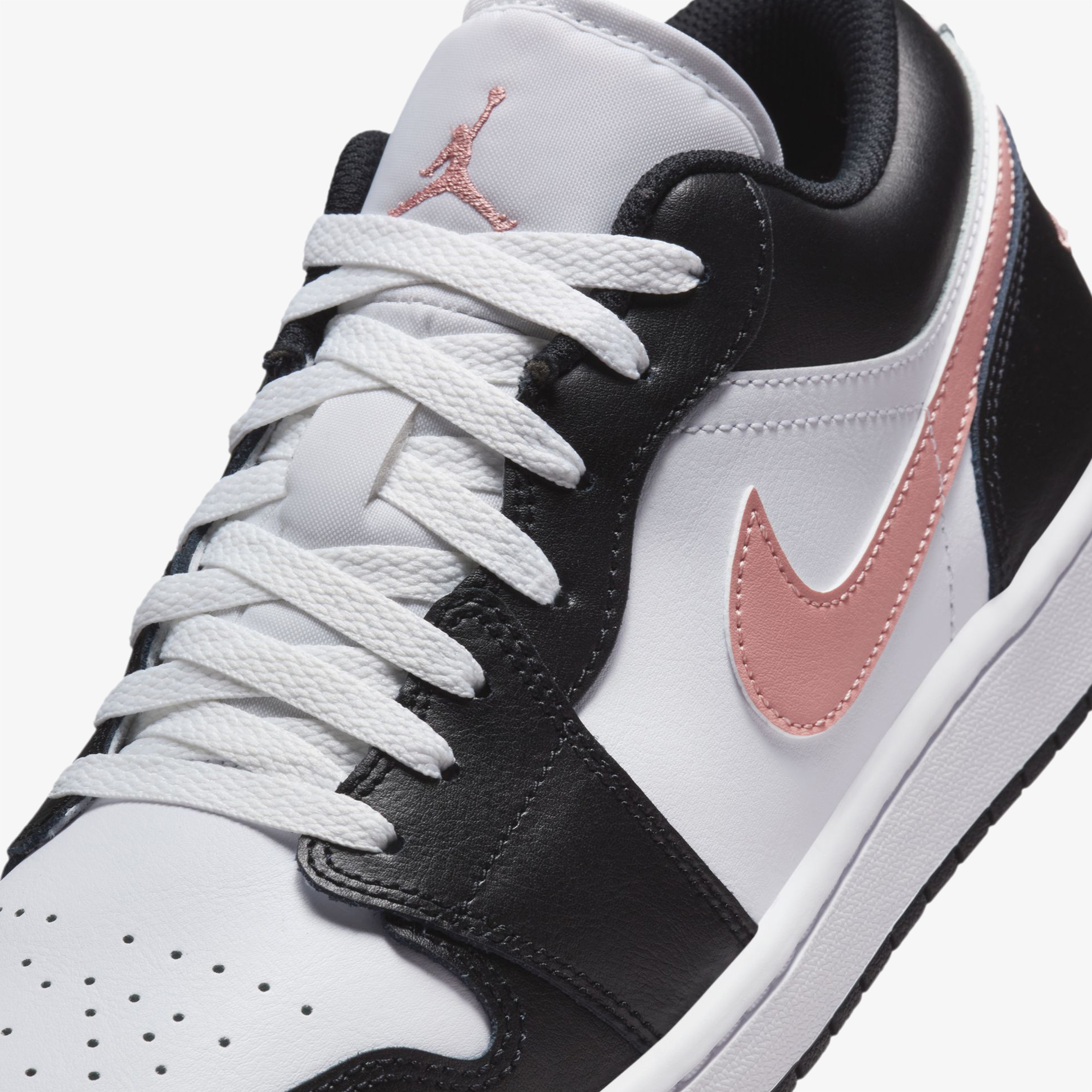 Nike Air Jordan 1 Low 'Rusty Pink' Erkek Siyah Sneaker