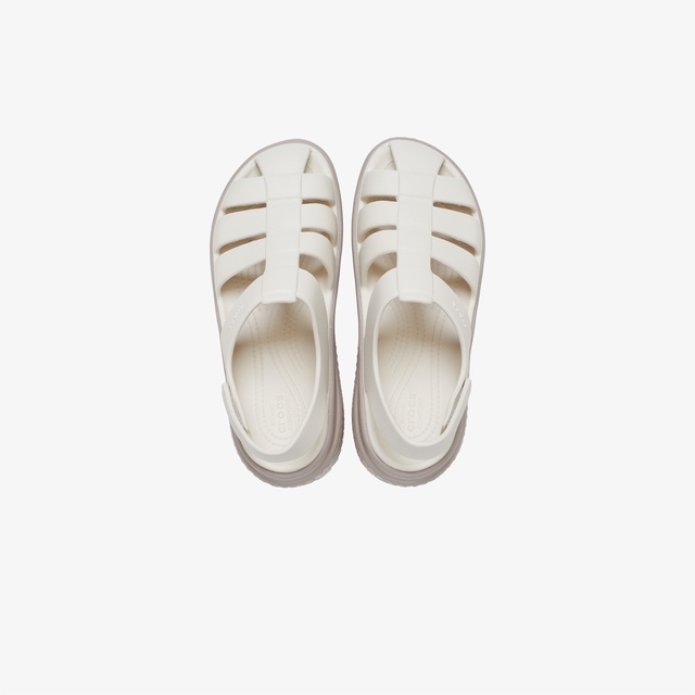 Crocs Stomp Fisherman Kadın Bej Sandalet - Görsel 5