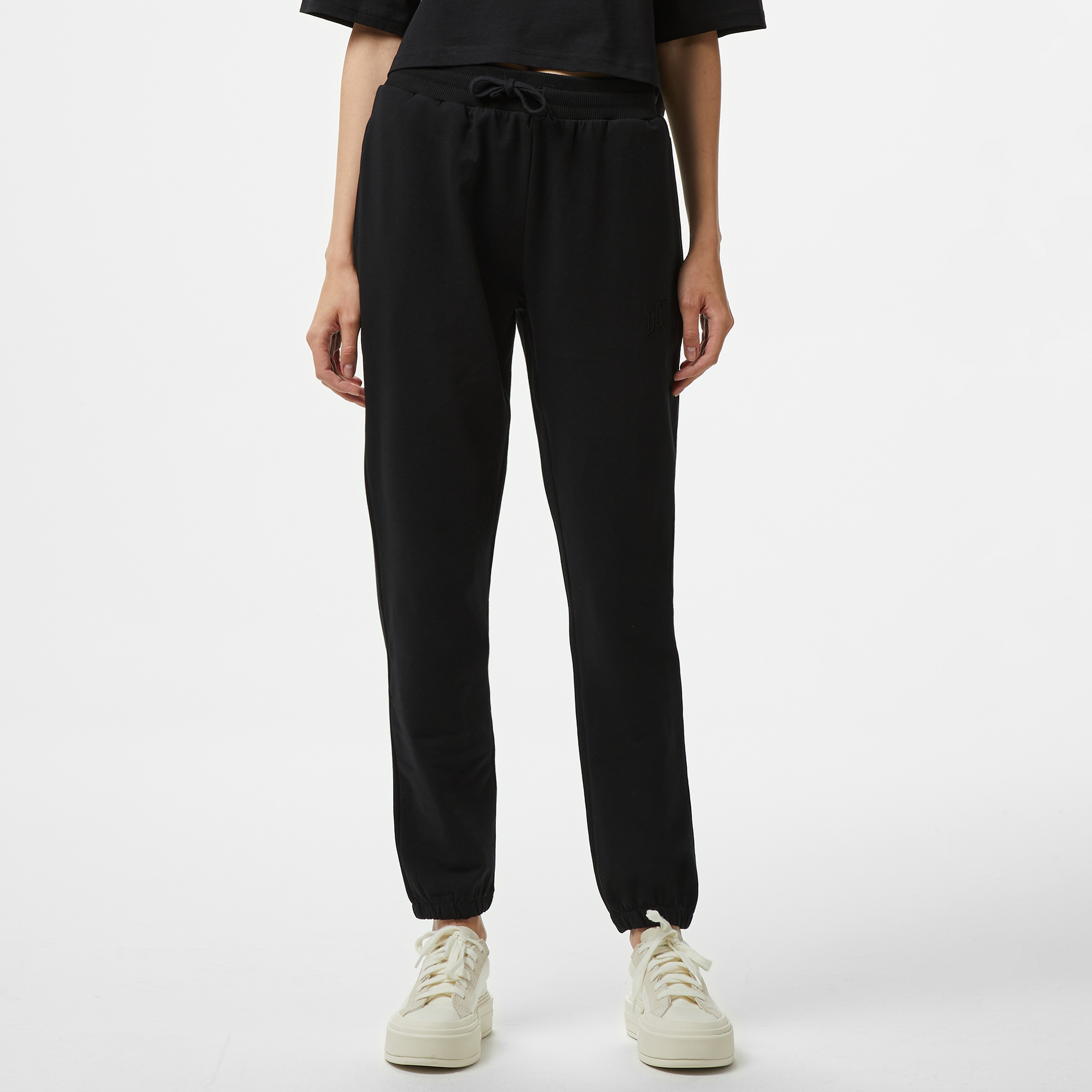 Ucla Regular Fit Kadın Siyah Eşofman Altı