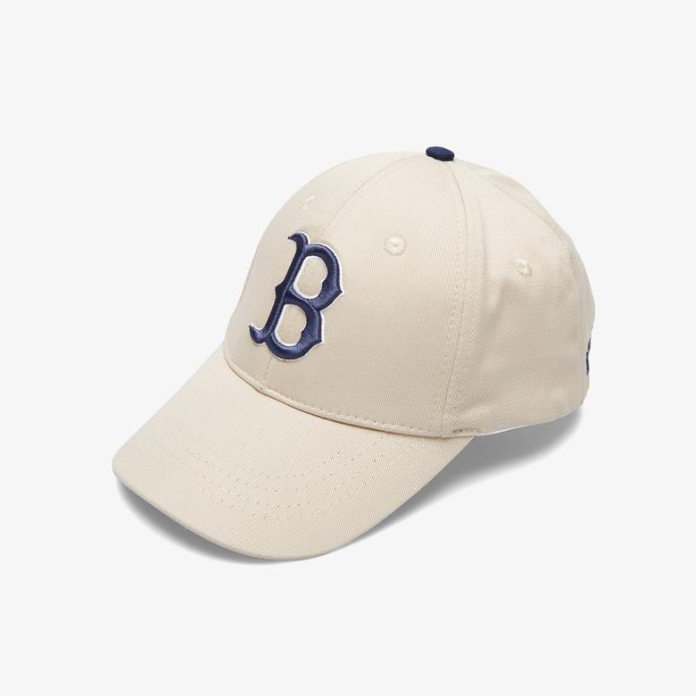 Ucla Kalın Pamuklu Unisex Krem Şapka