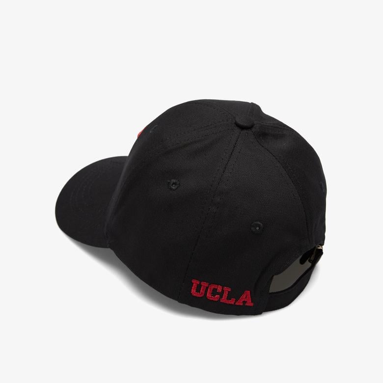 Ucla Kalın Pamuklu Unisex Siyah Şapka