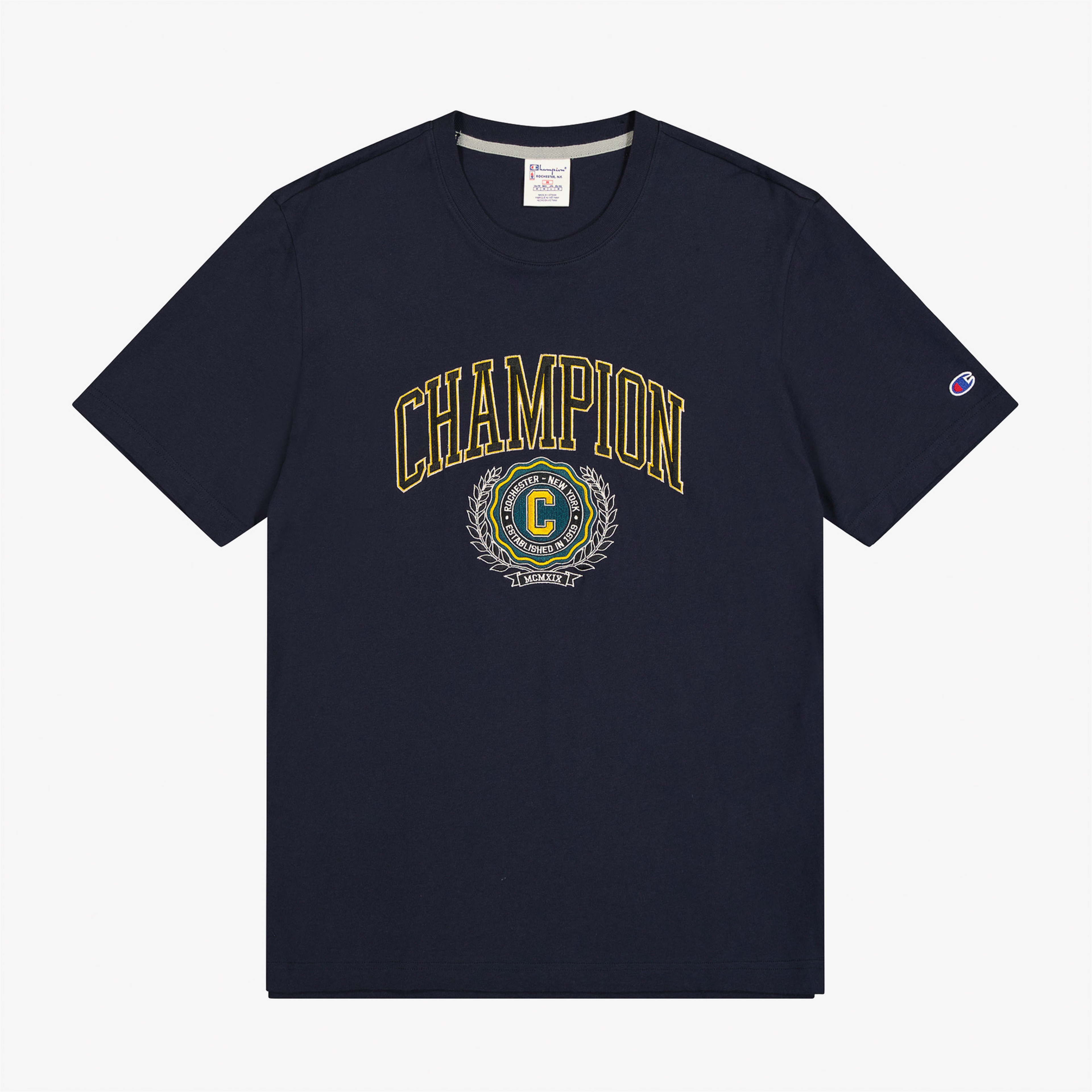 Champion Yearbook Erkek Lacivert T-Shirt