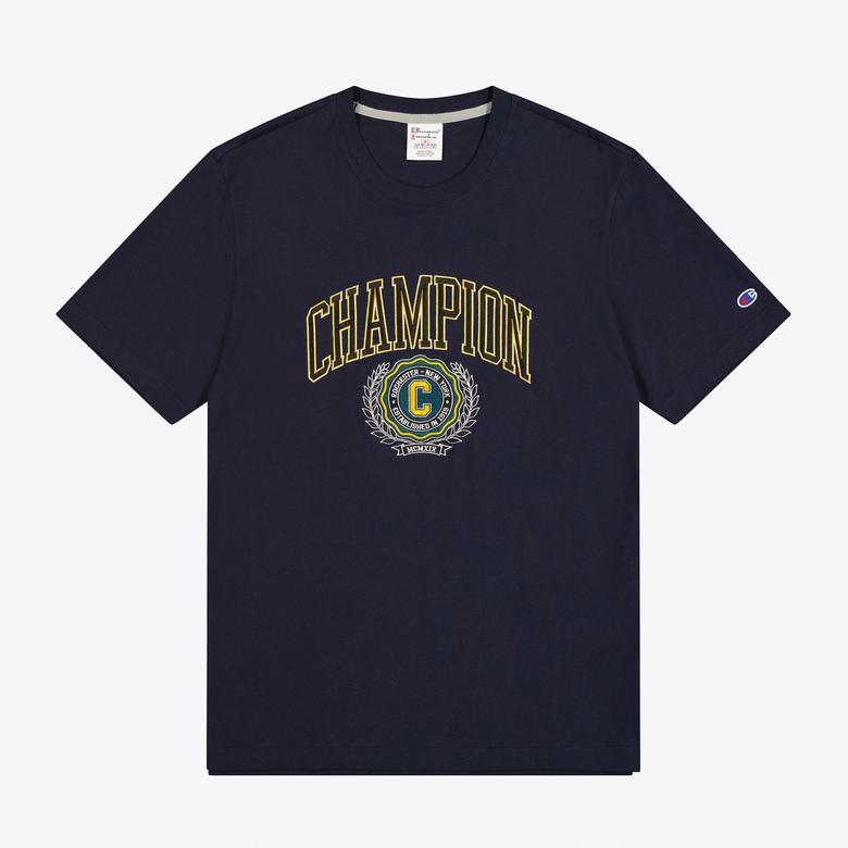 Champion Yearbook Erkek Lacivert T-Shirt