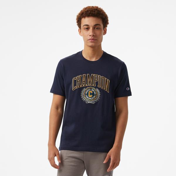 Champion Yearbook Erkek Lacivert T-Shirt