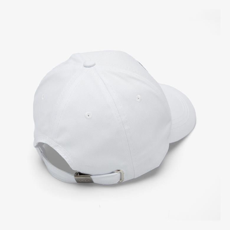 Ucla Kalın Pamuklu Unisex Beyaz Şapka