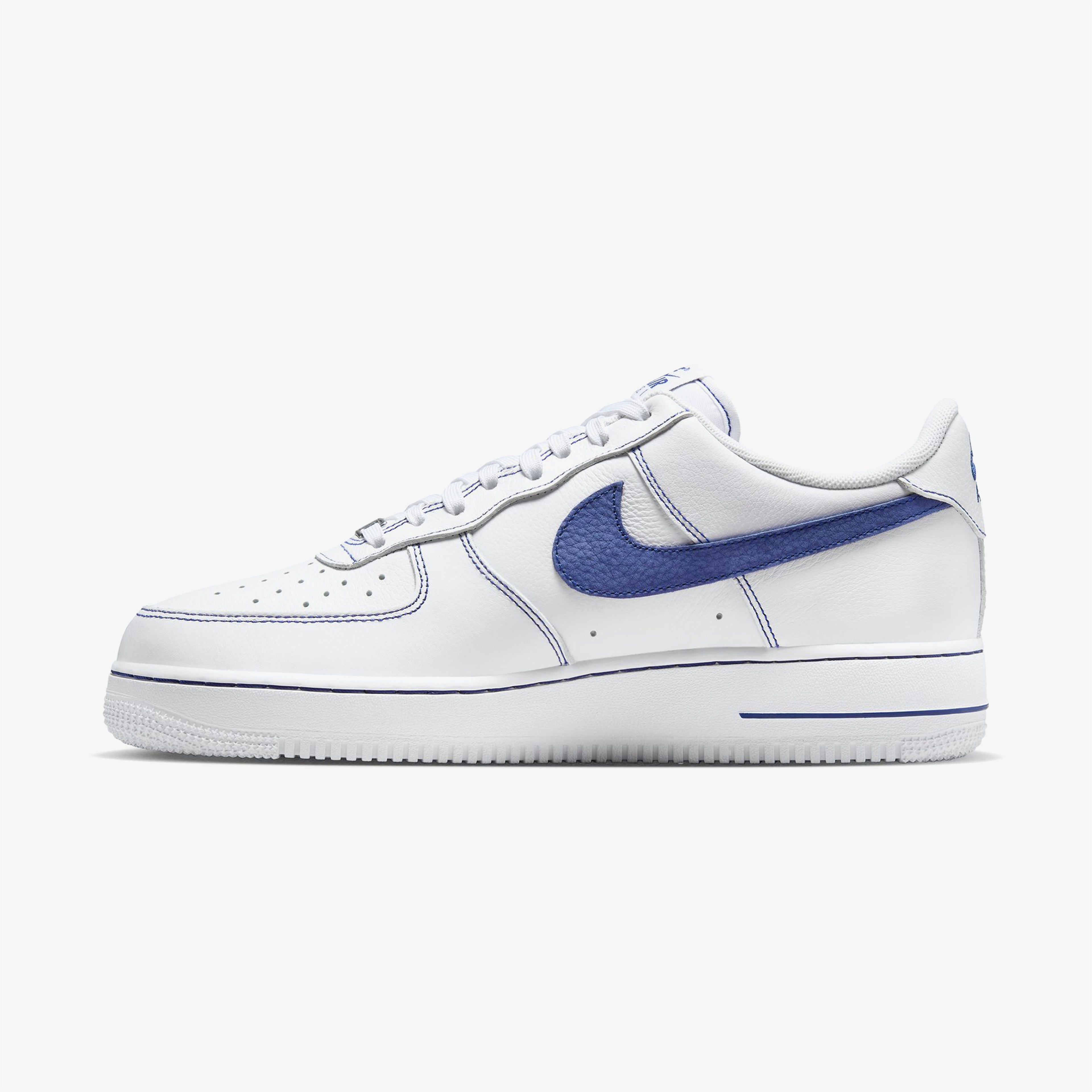 Nike Air Force 1 '07 LV Erkek Beyaz/Mavi Sneaker
