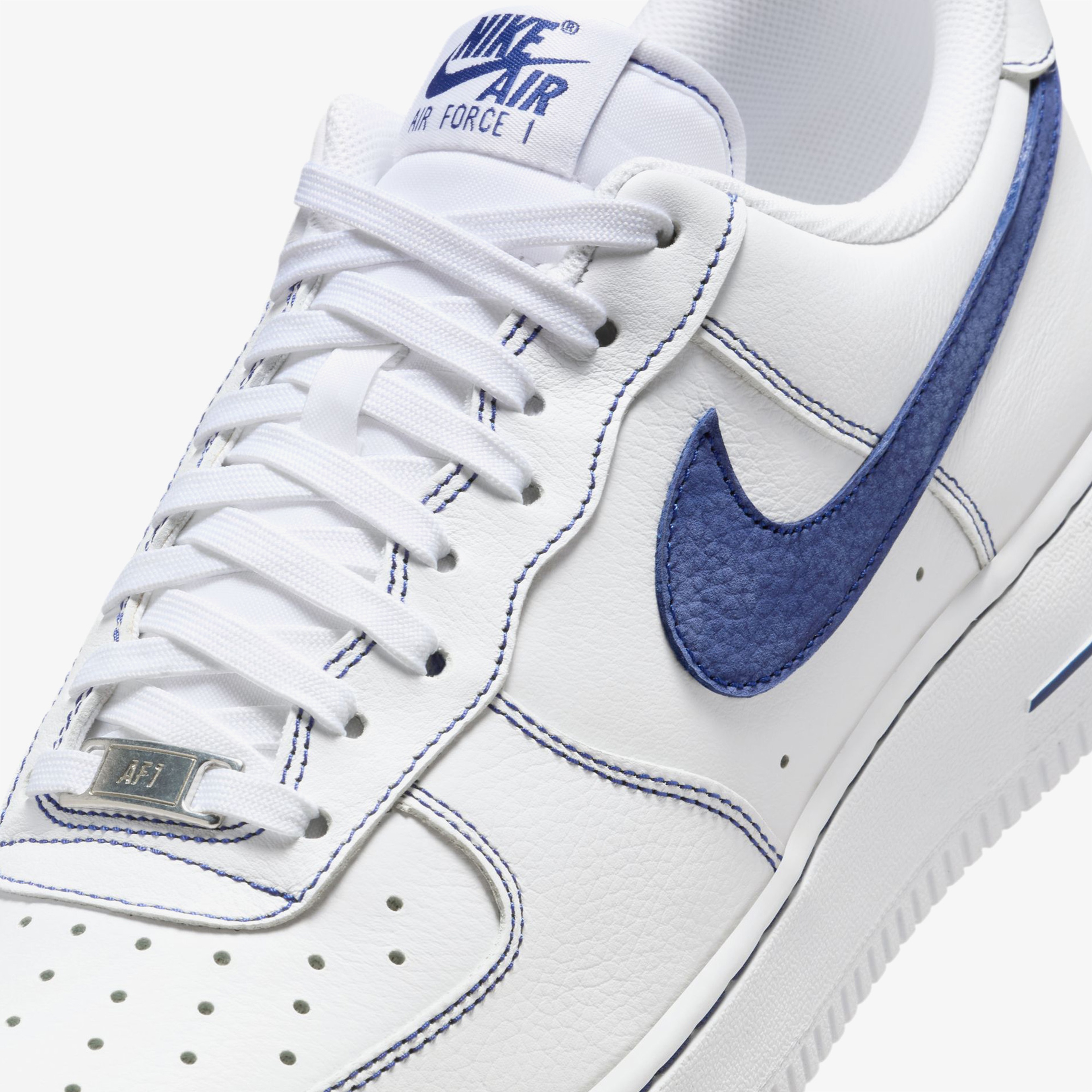 Nike Air Force 1 '07 LV Erkek Beyaz/Mavi Sneaker