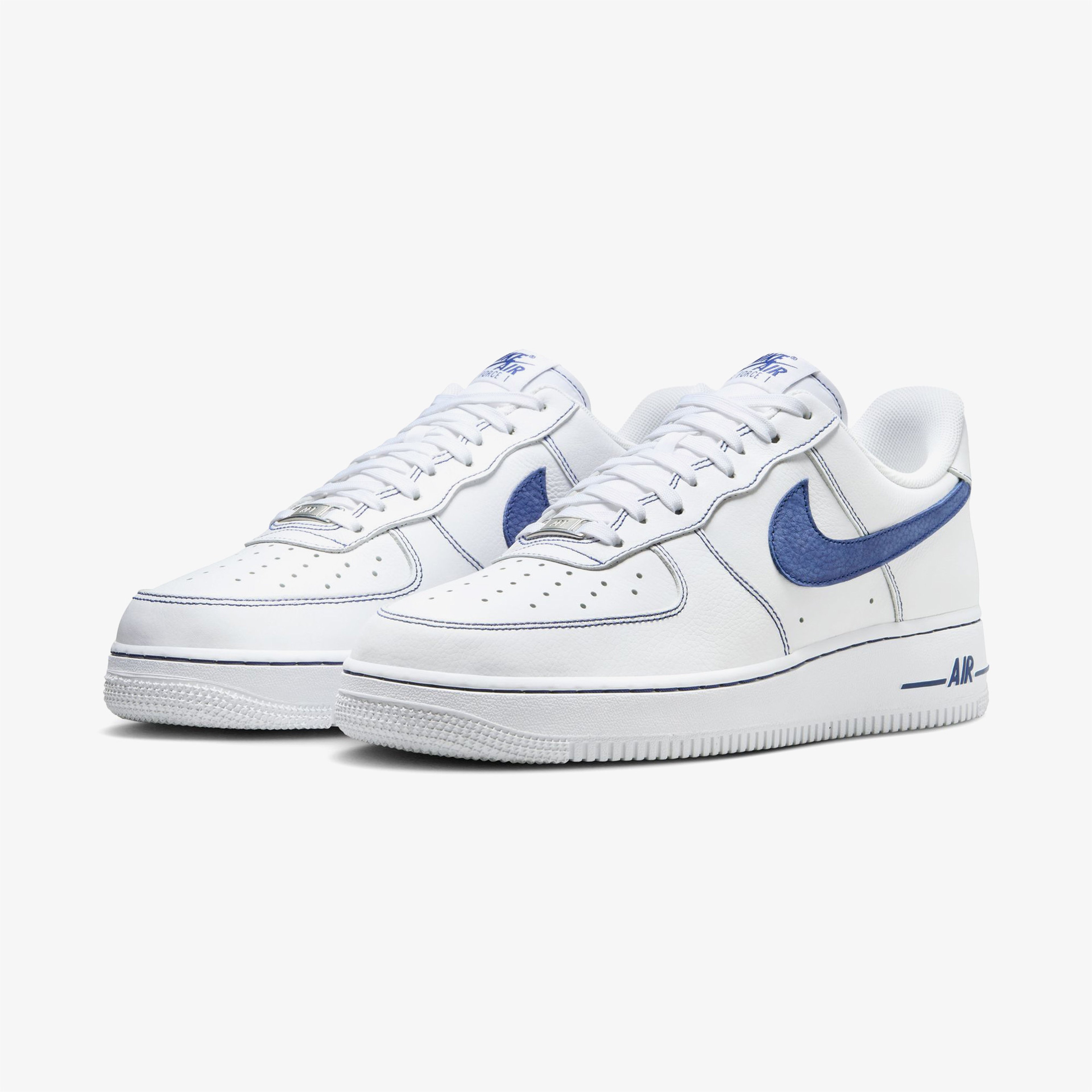 Nike Air Force 1 '07 LV Erkek Beyaz/Mavi Sneaker