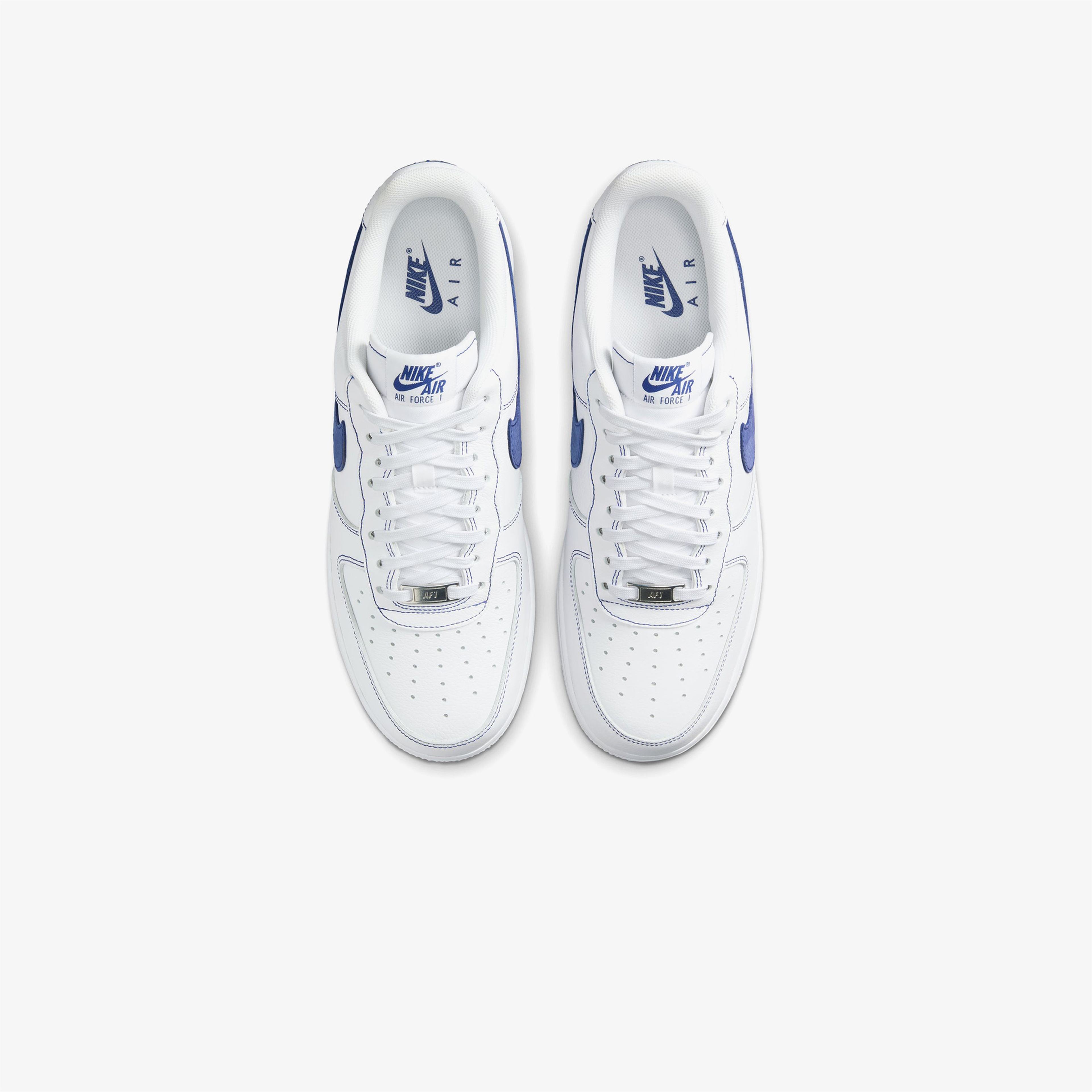Nike Air Force 1 '07 LV Erkek Beyaz/Mavi Sneaker