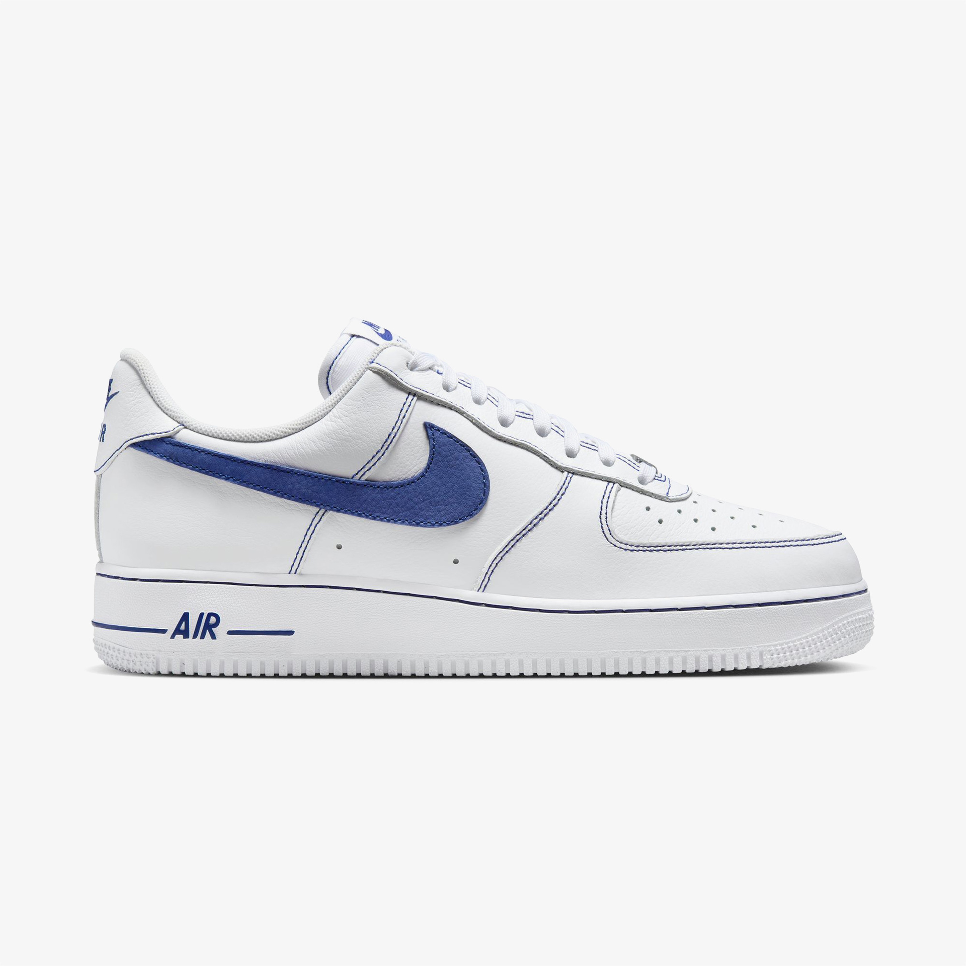 Nike Air Force 1 '07 LV Erkek Beyaz/Mavi Sneaker