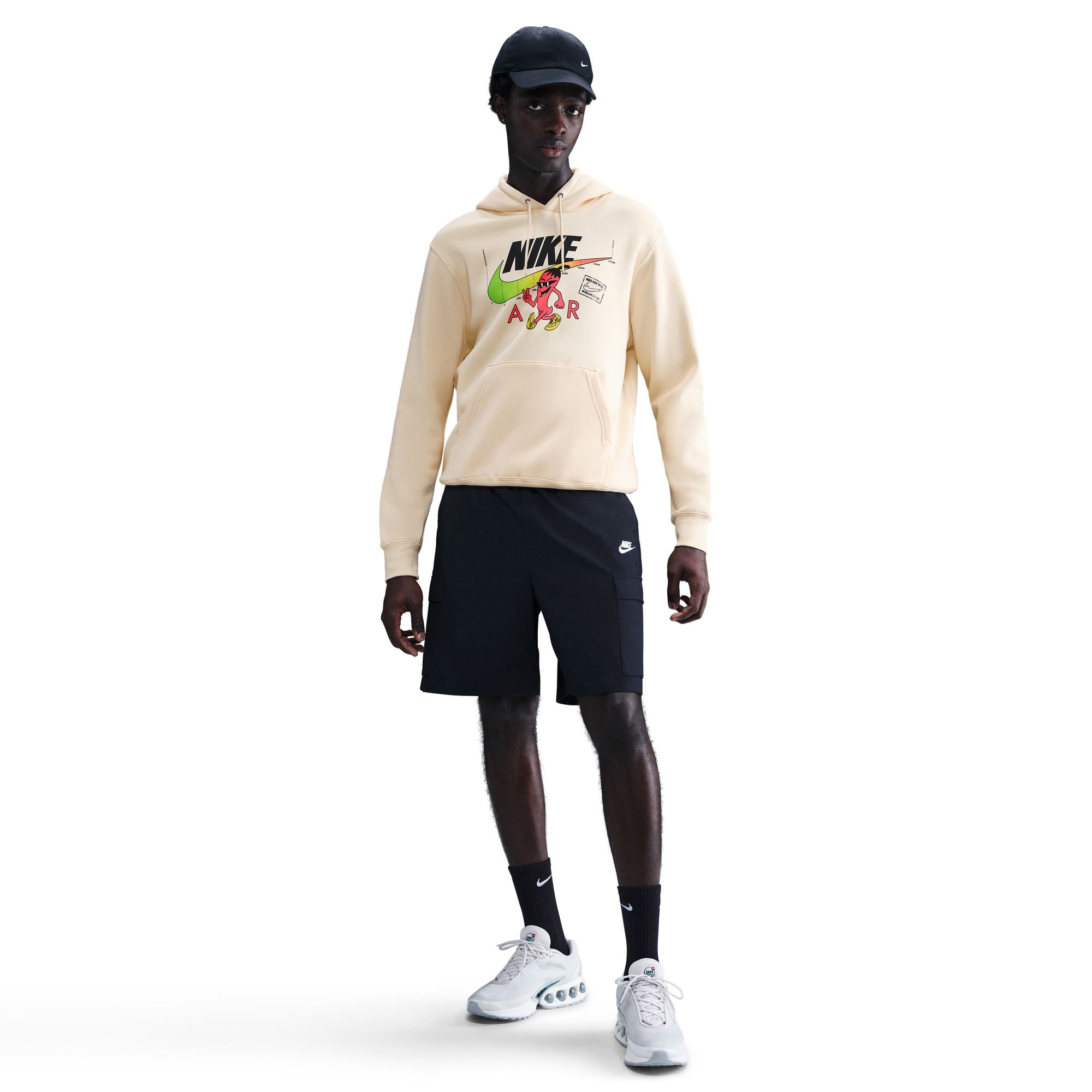 Nike Sportswear Air Gfx Erkek Bej Sweatshirt