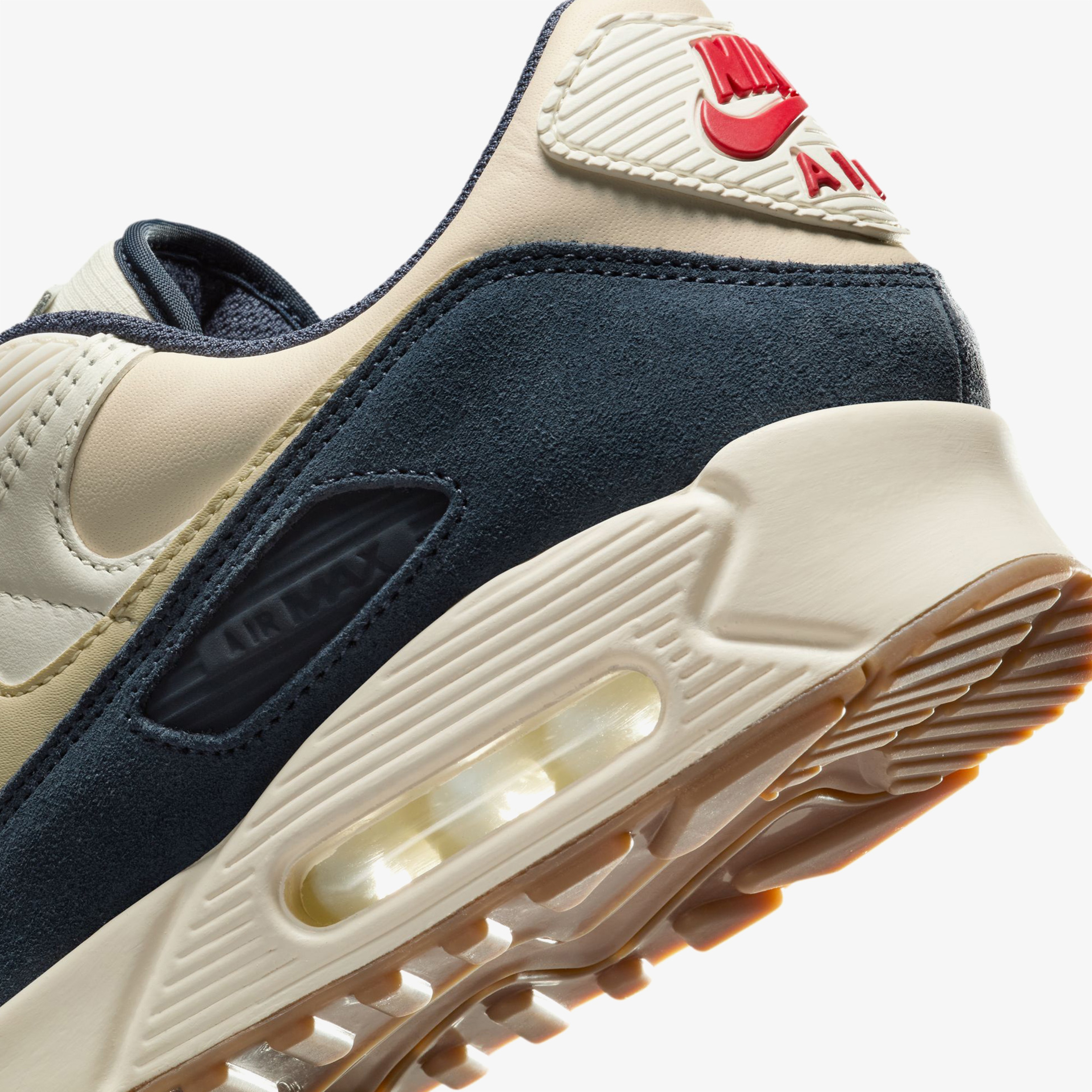 Nike Air Max 90 Premium Erkek Beyaz Spor Ayakkabı