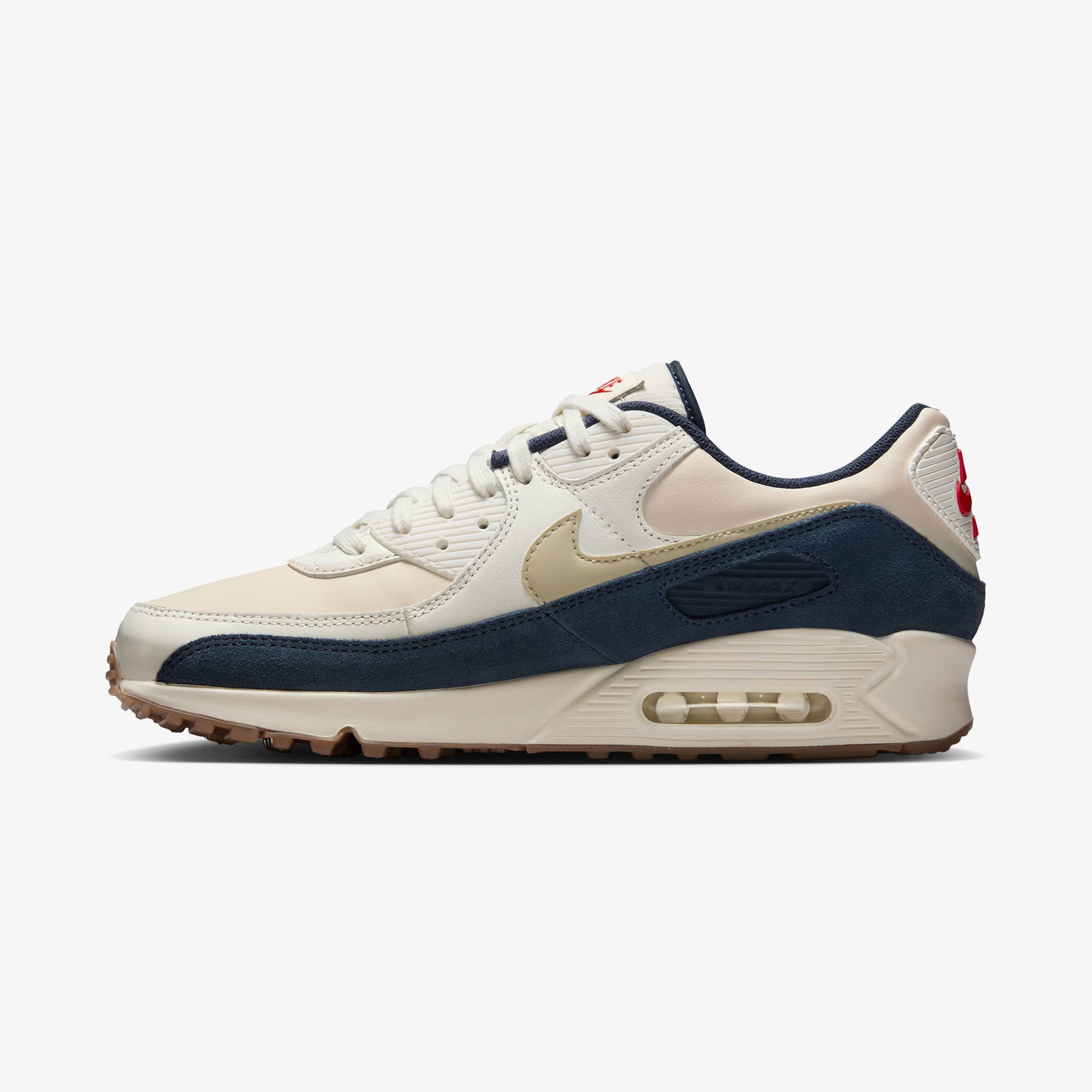 Nike Air Max 90 Premium Erkek Beyaz Spor Ayakkabı