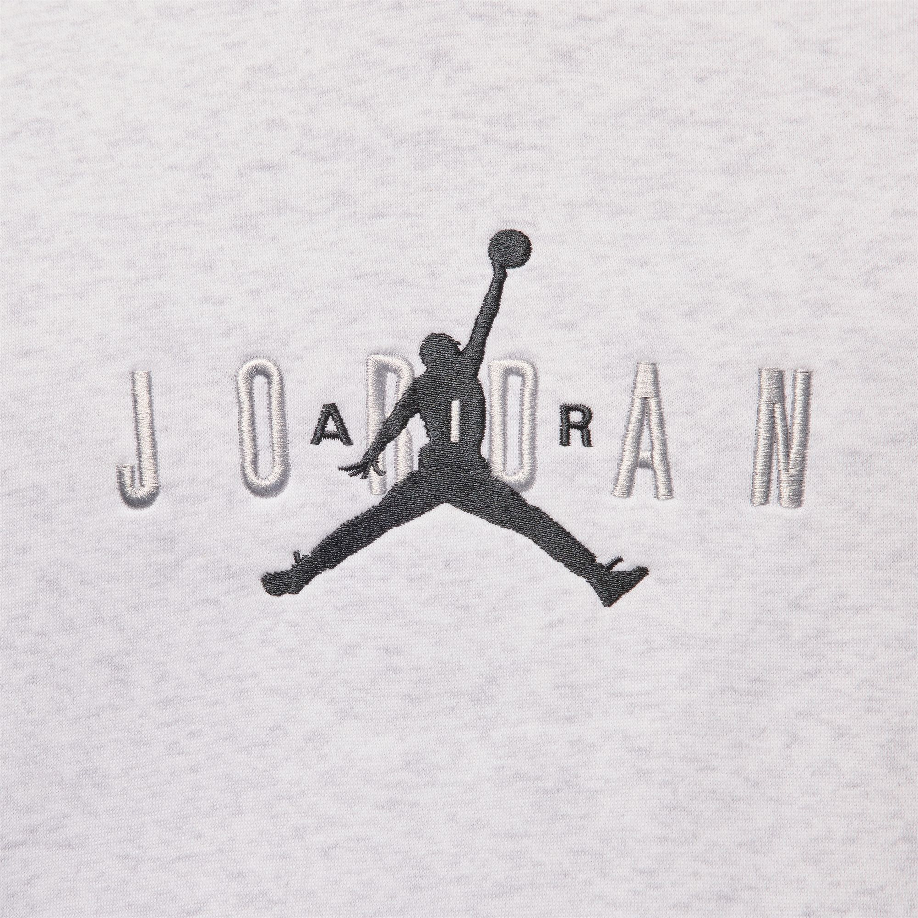 Jordan Brooklyn Oversize Strech Erkek Gri Hoodie