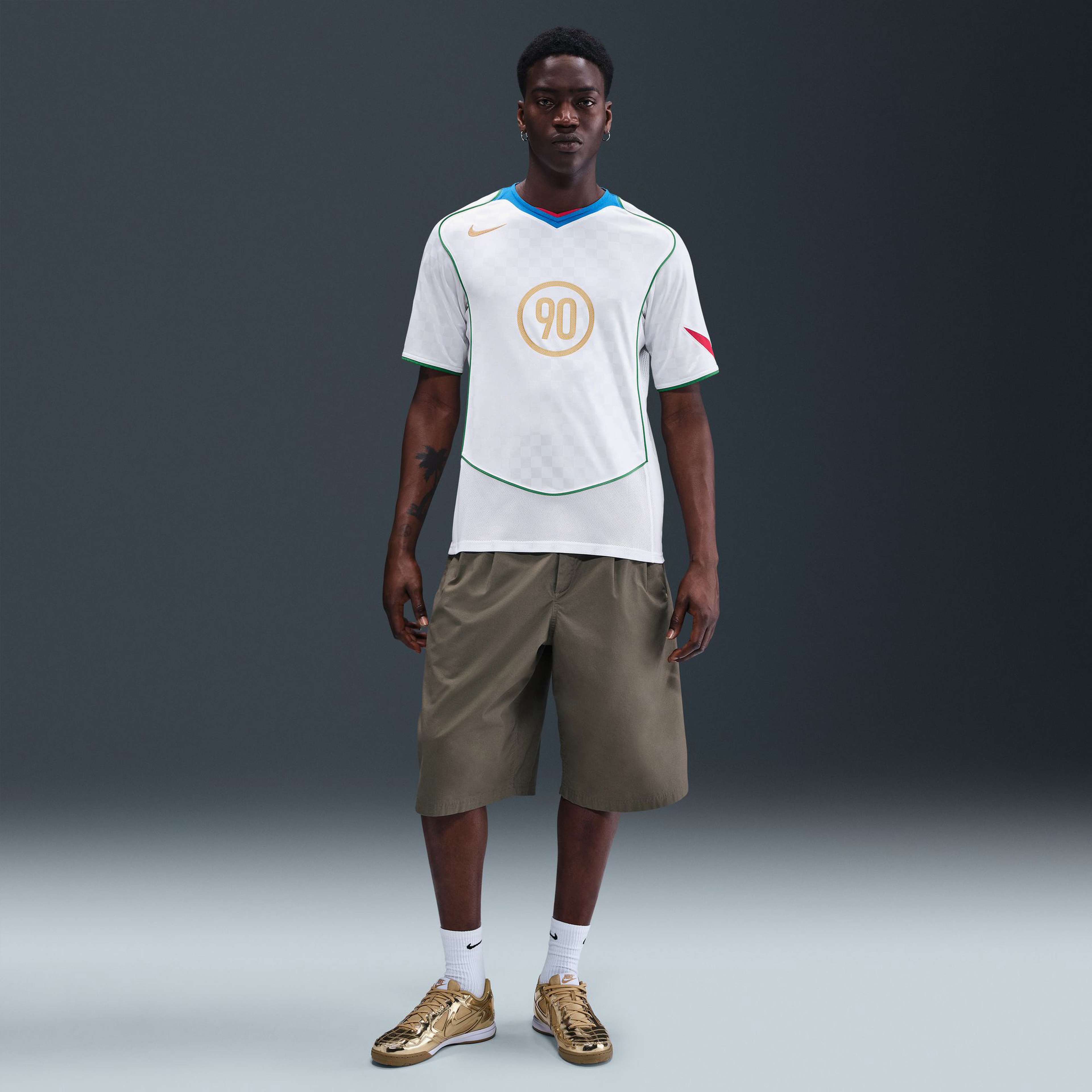 Nike T90 Energy Erkek Beyaz T-Shirt