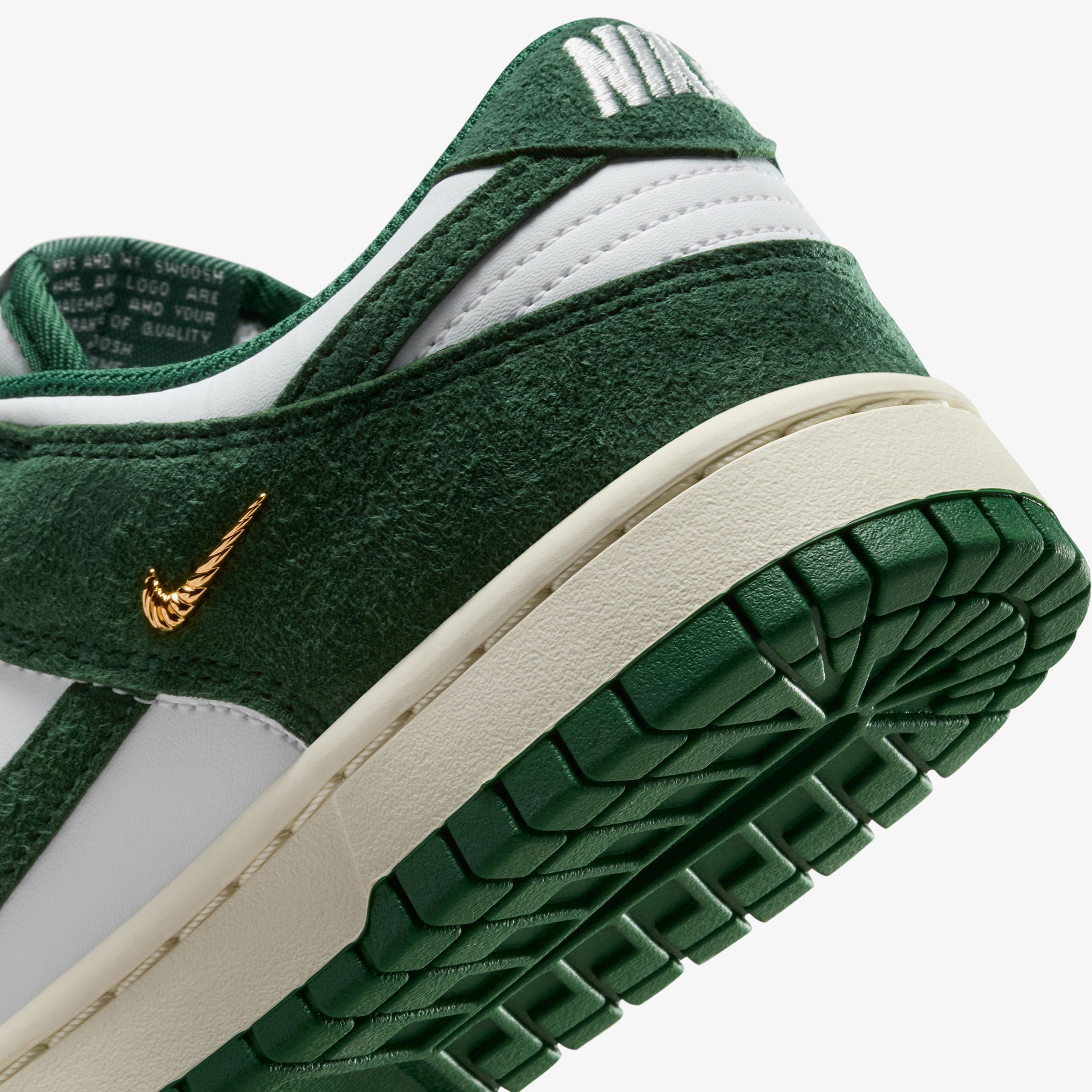 Nike Dunk Low Mini Swoosh Kadın Beyaz Spor Ayakkabı