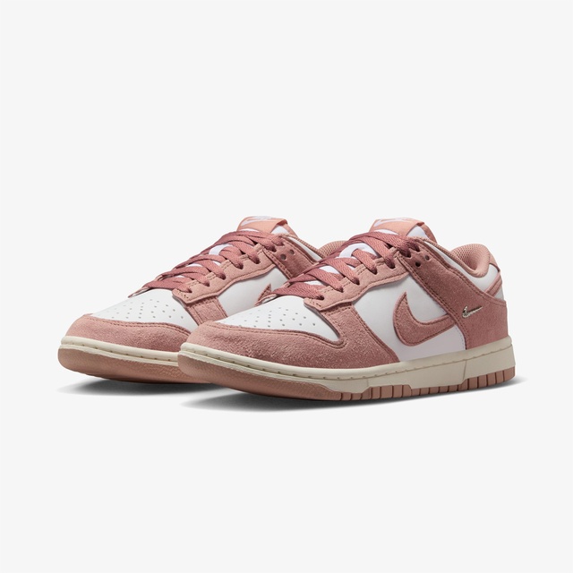Nike Nike Dunk Low Kadın Beyaz/Pembe Spor Ayakkabı Occasion'da! Pembe - 3. görsel