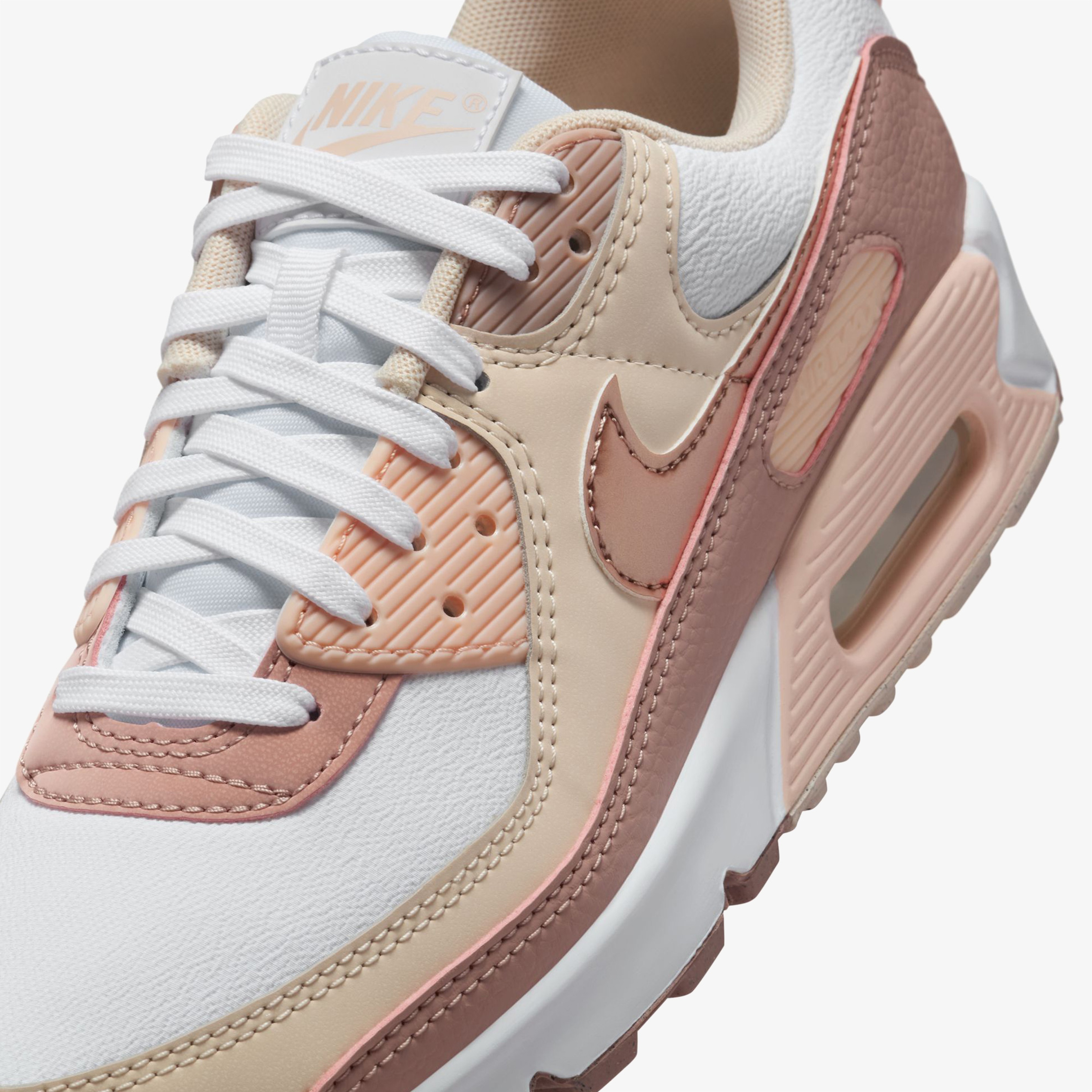 Nike Air Max 90 Next Nature Premium Kadın Beyaz Spor Ayakkabı
