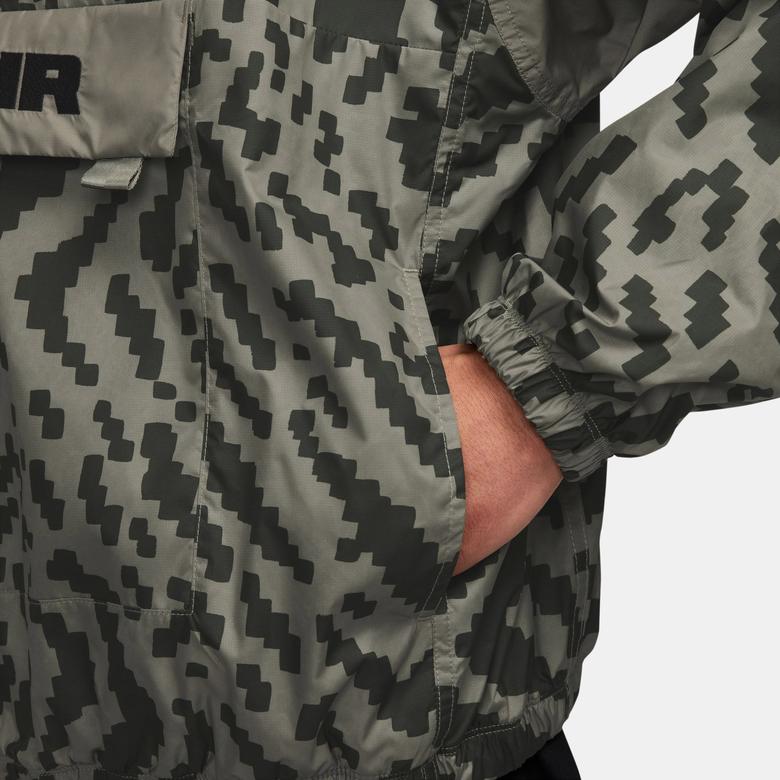 Nike Air Yarım Fermuarlı Erkek Yeşil Ceket