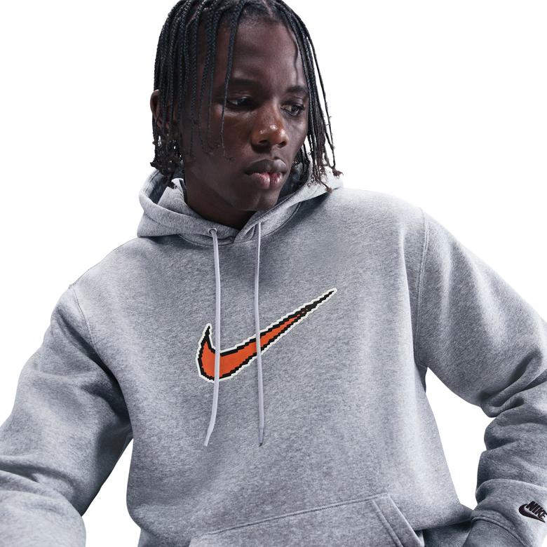 Nike Club Erkek Gri Sweatshirt