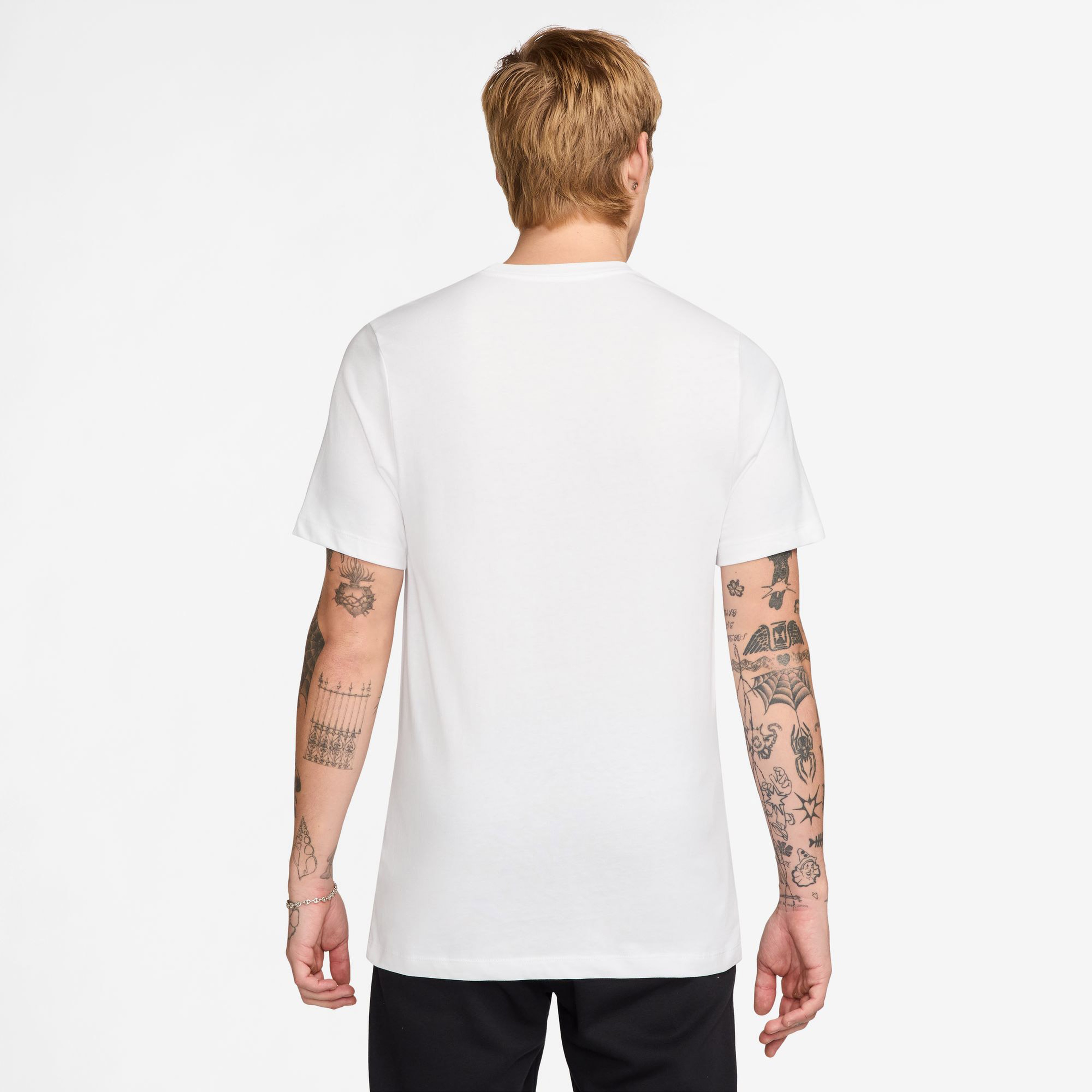 Nike Sportswear 'Just Do It' Erkek Beyaz T-Shirt