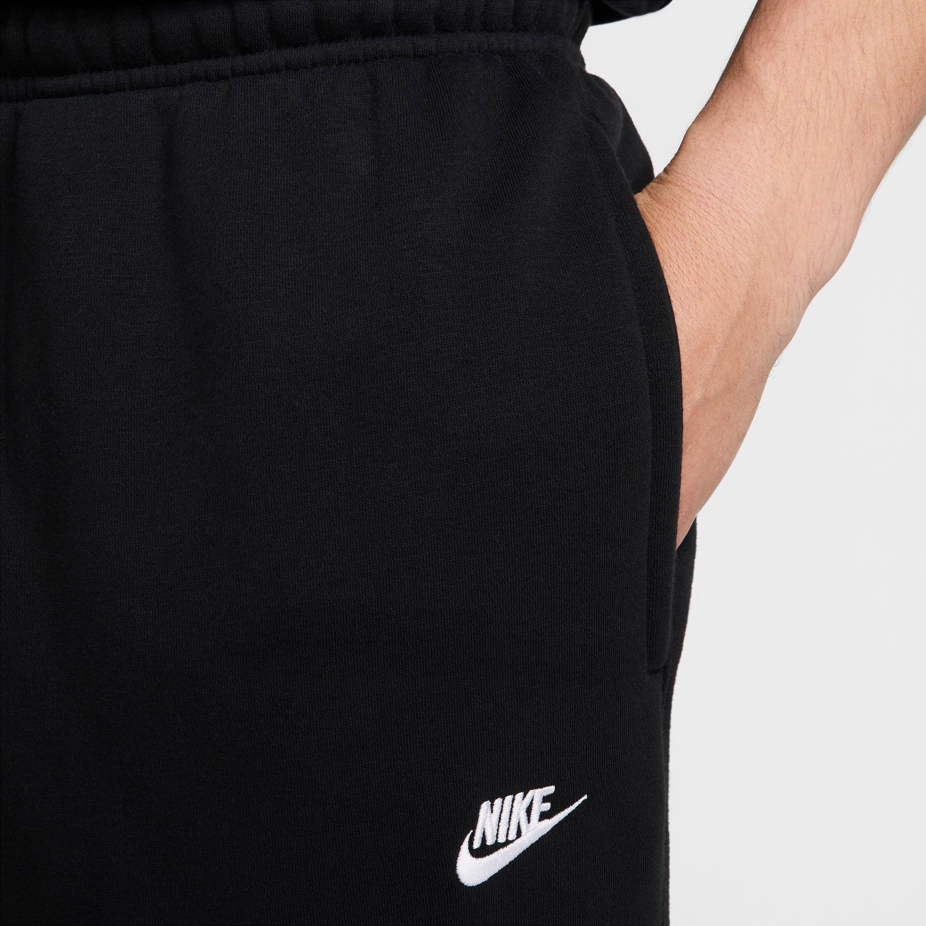 Nike Club Fleece Kargo Erkek Siyah Eşofman Altı