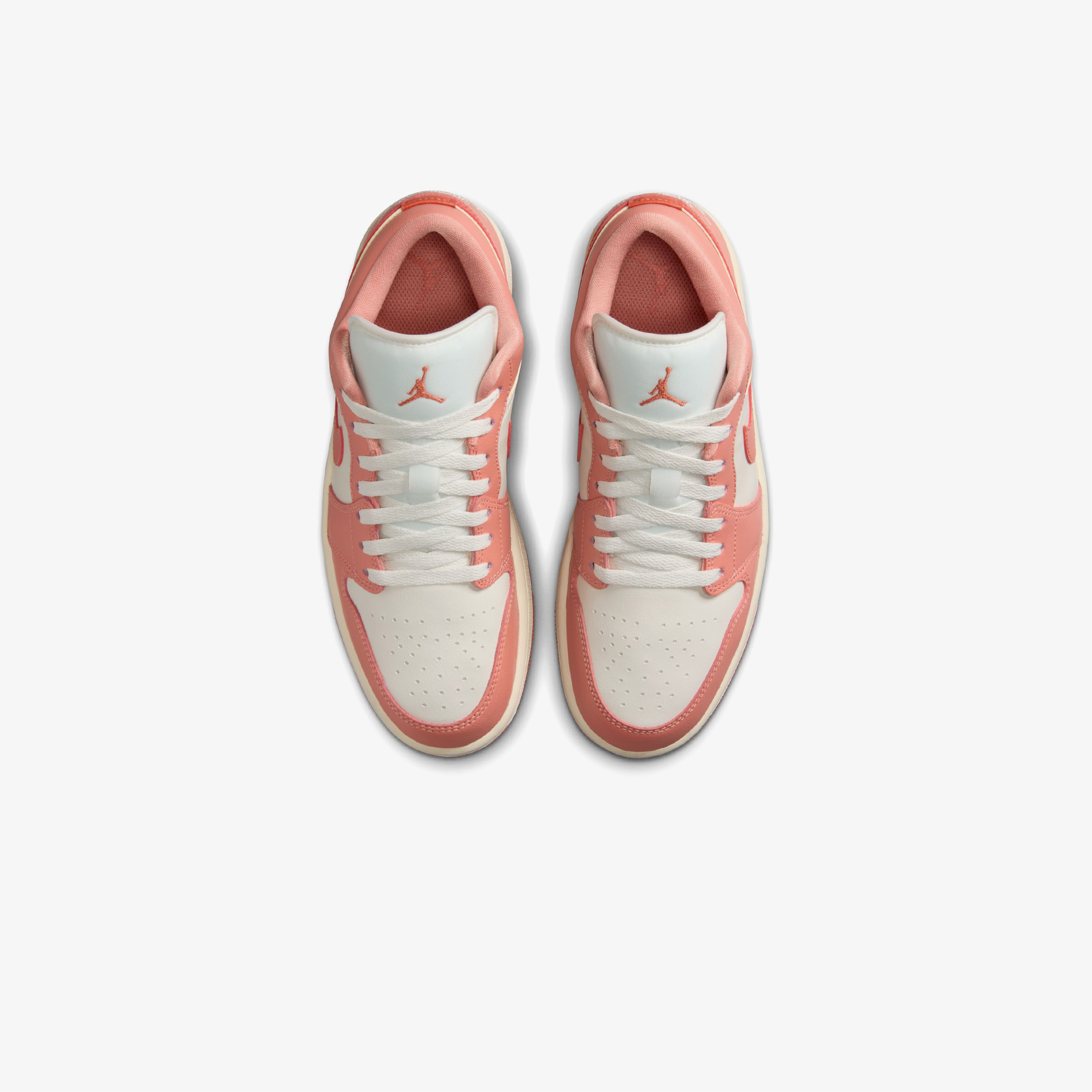 Nike Air Jordan 1 Low Kadın Beyaz/Pembe Spor Ayakkabı