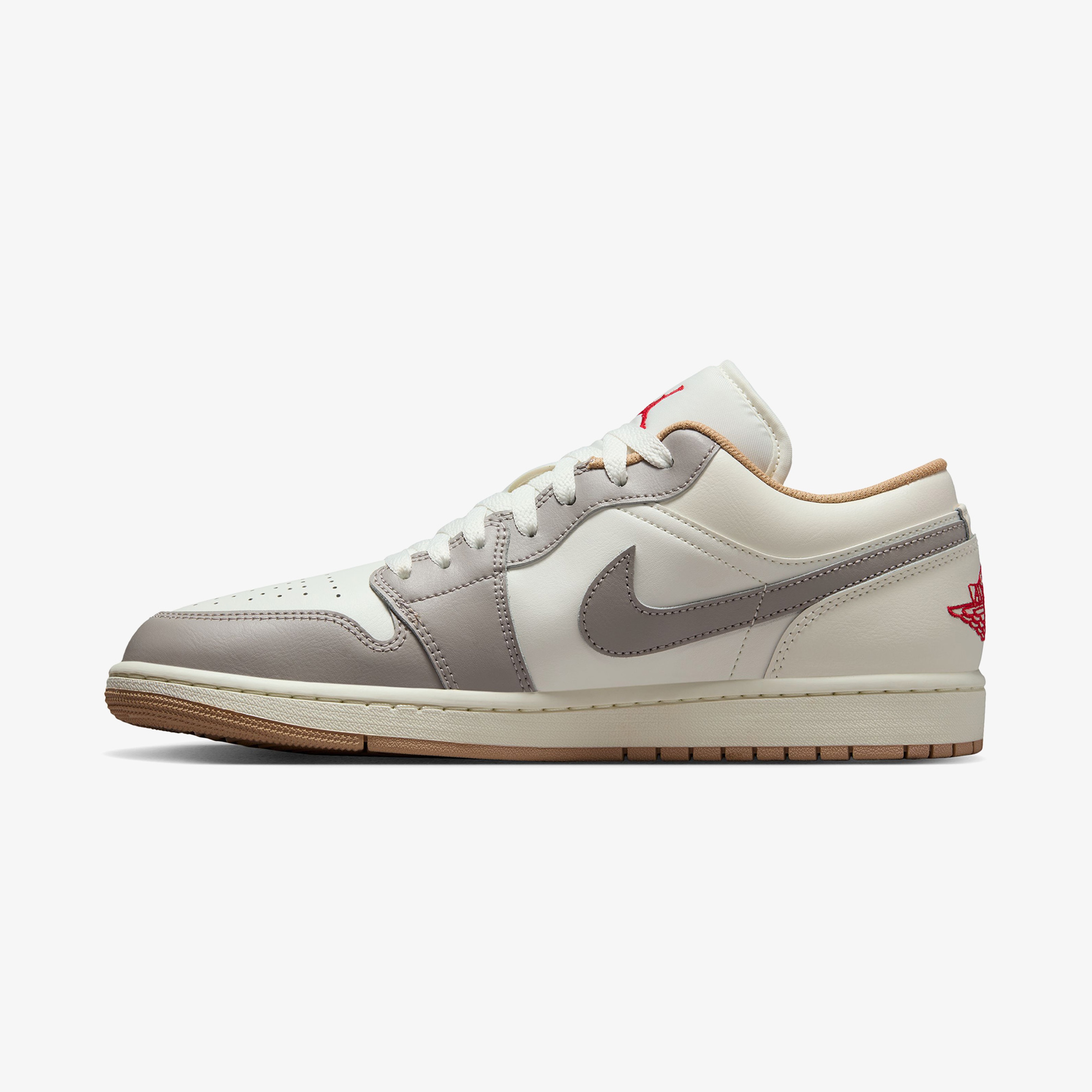 Nike Air Jordan 1 Low Erkek Gri Spor Ayakkabı