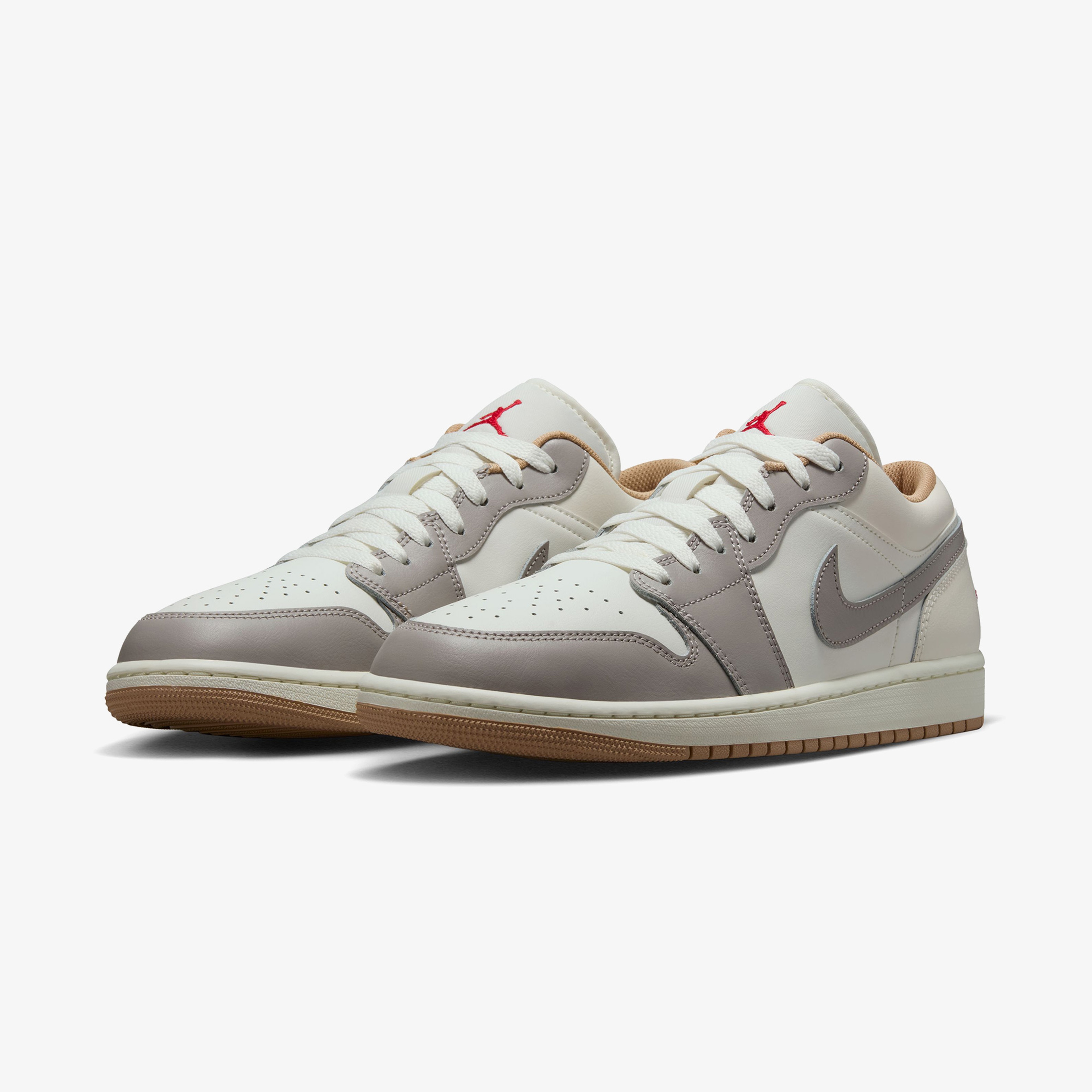Nike Air Jordan 1 Low Erkek Gri Spor Ayakkabı