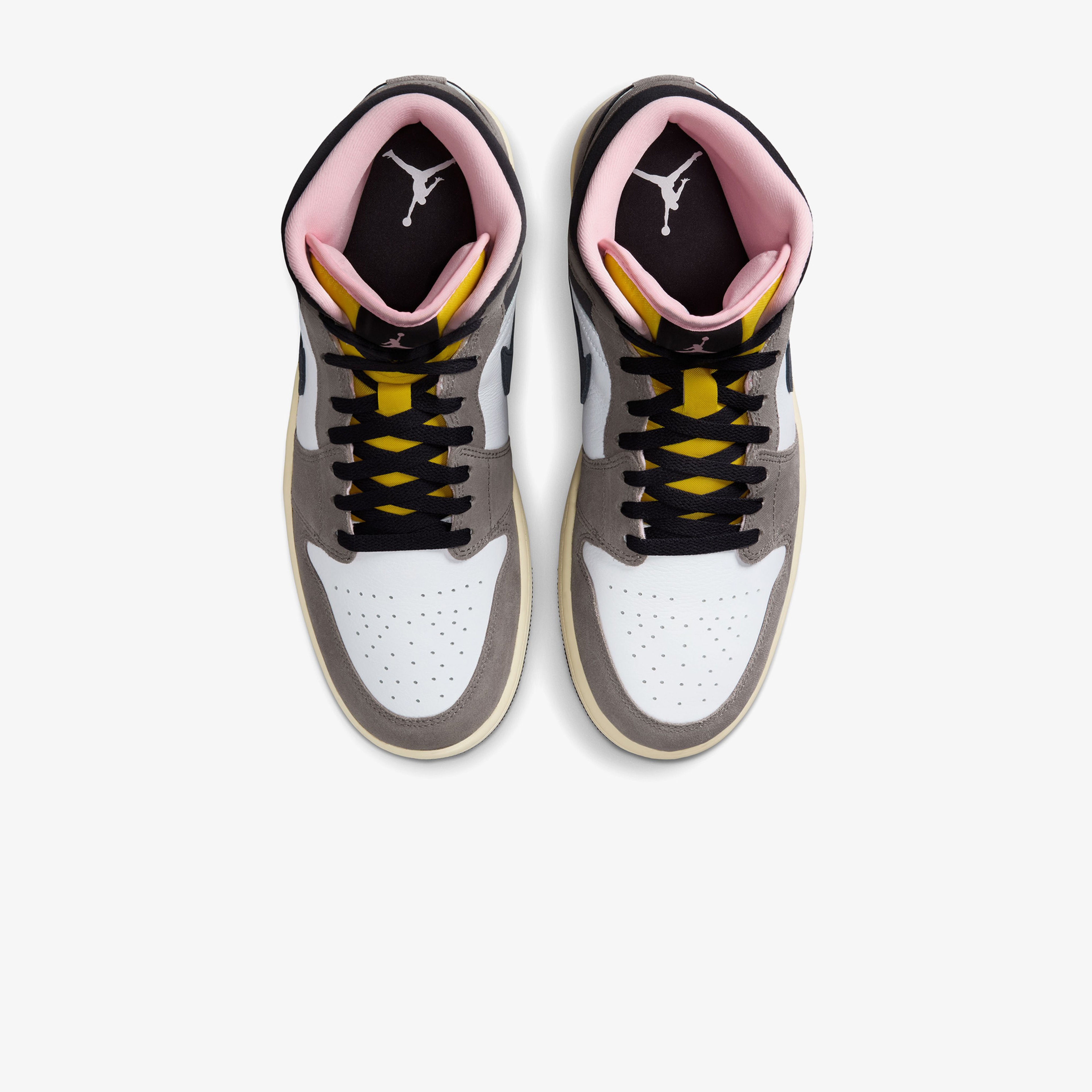 Nike Air Jordan 1 Mid SE Erkek Beyaz Spor Ayakkabı