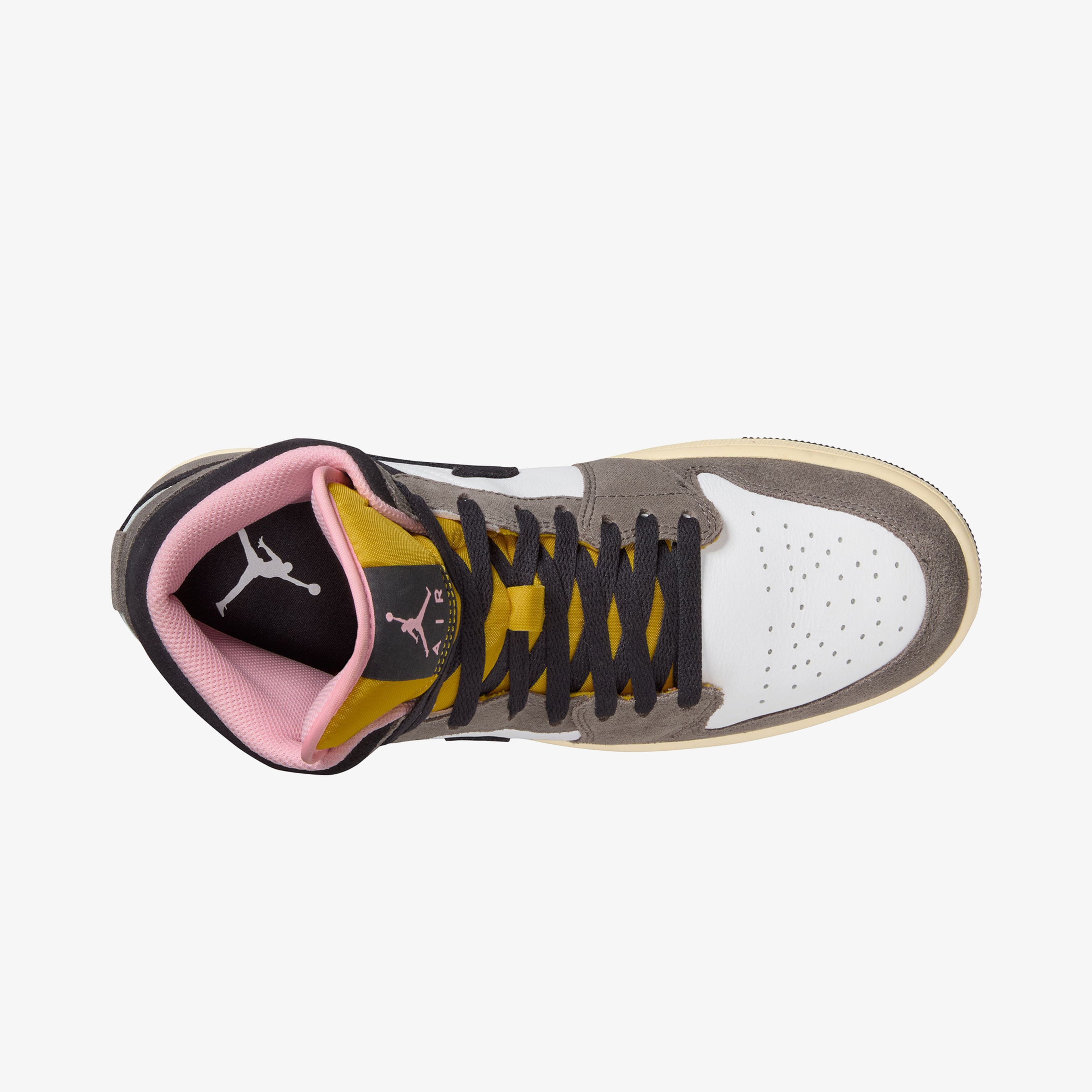 Nike Air Jordan 1 Mid SE Erkek Beyaz Spor Ayakkabı