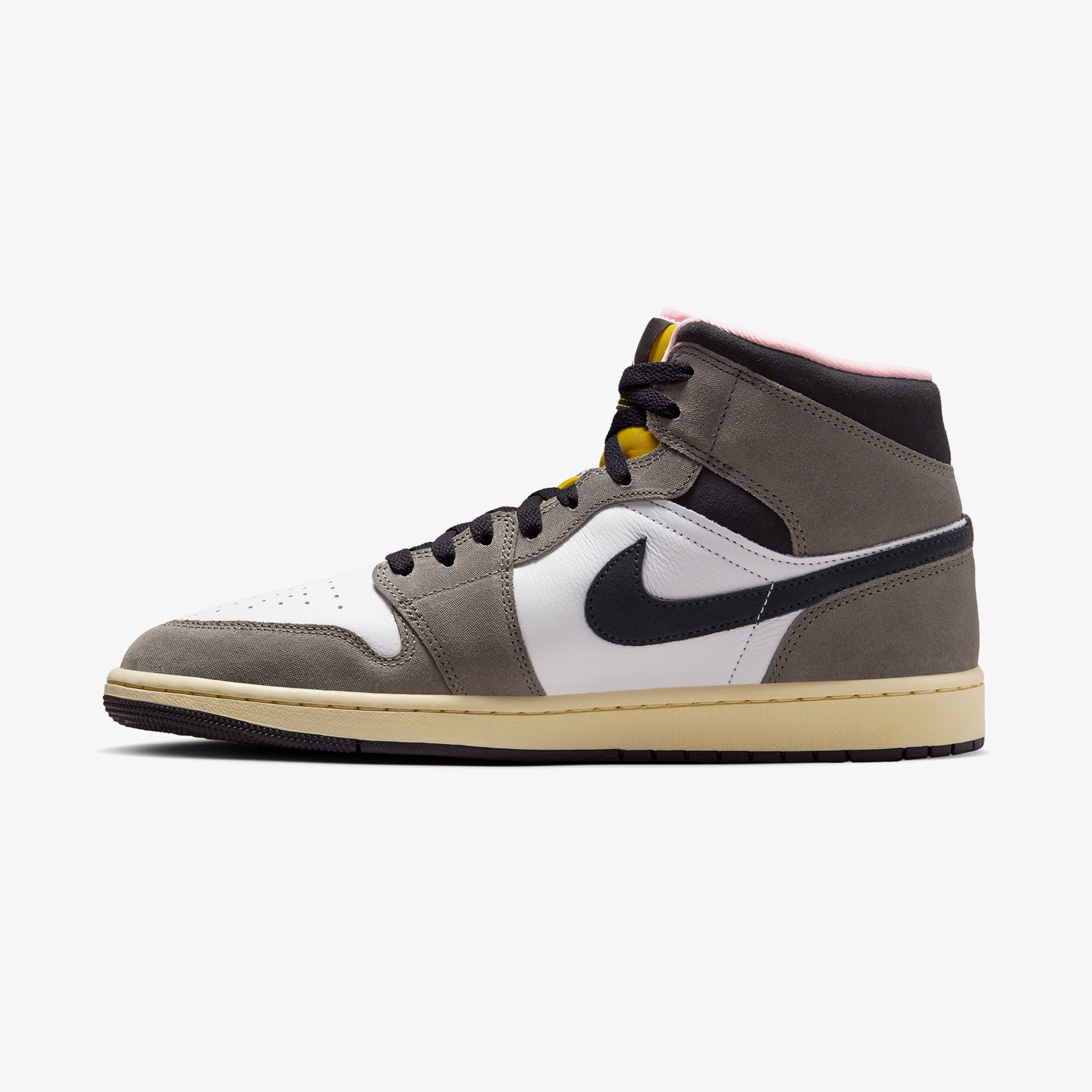 Nike Air Jordan 1 Mid SE Erkek Beyaz Spor Ayakkabı