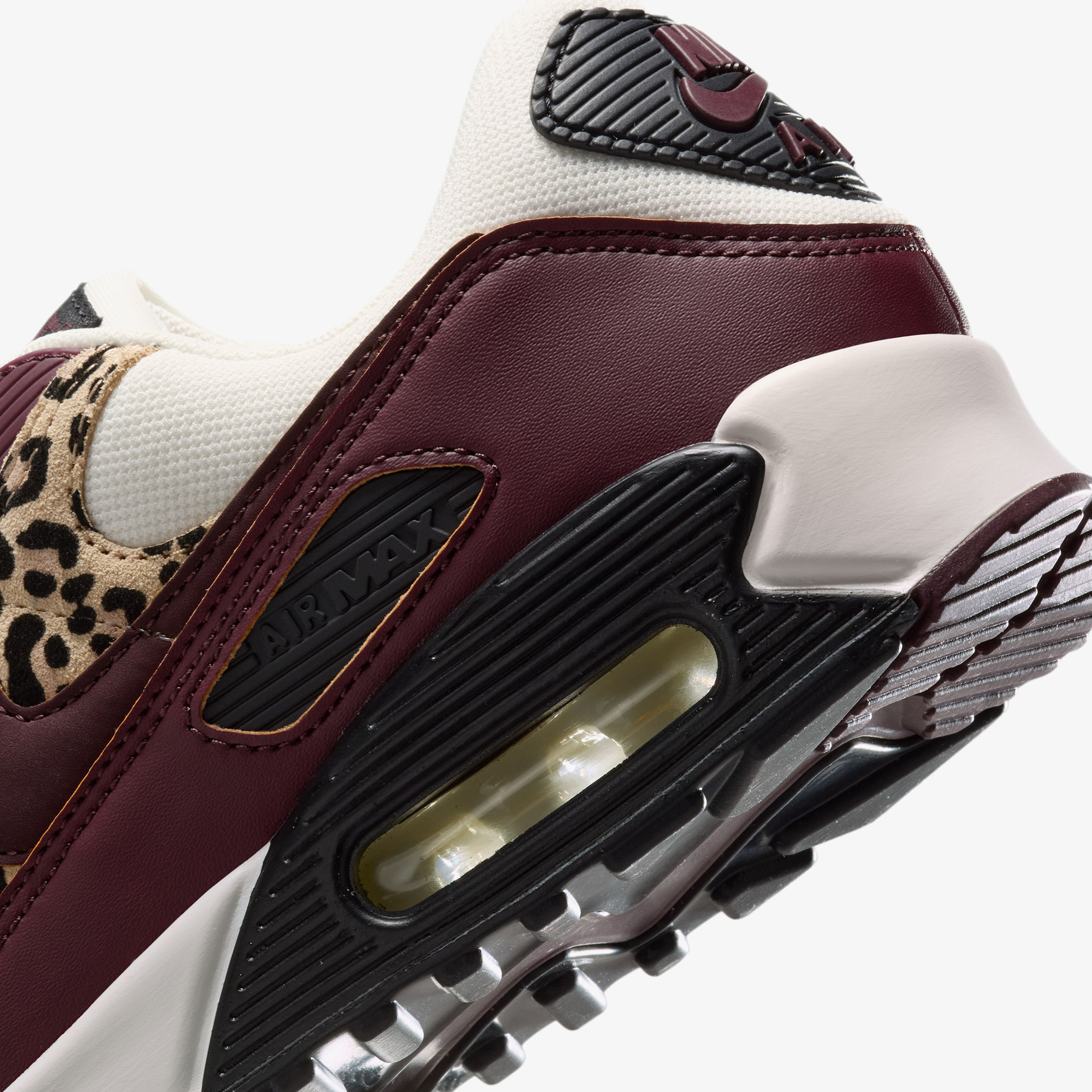 Nike Air Max 90 Leopar Desenli Kadın Kahverengi Spor Ayakkabı