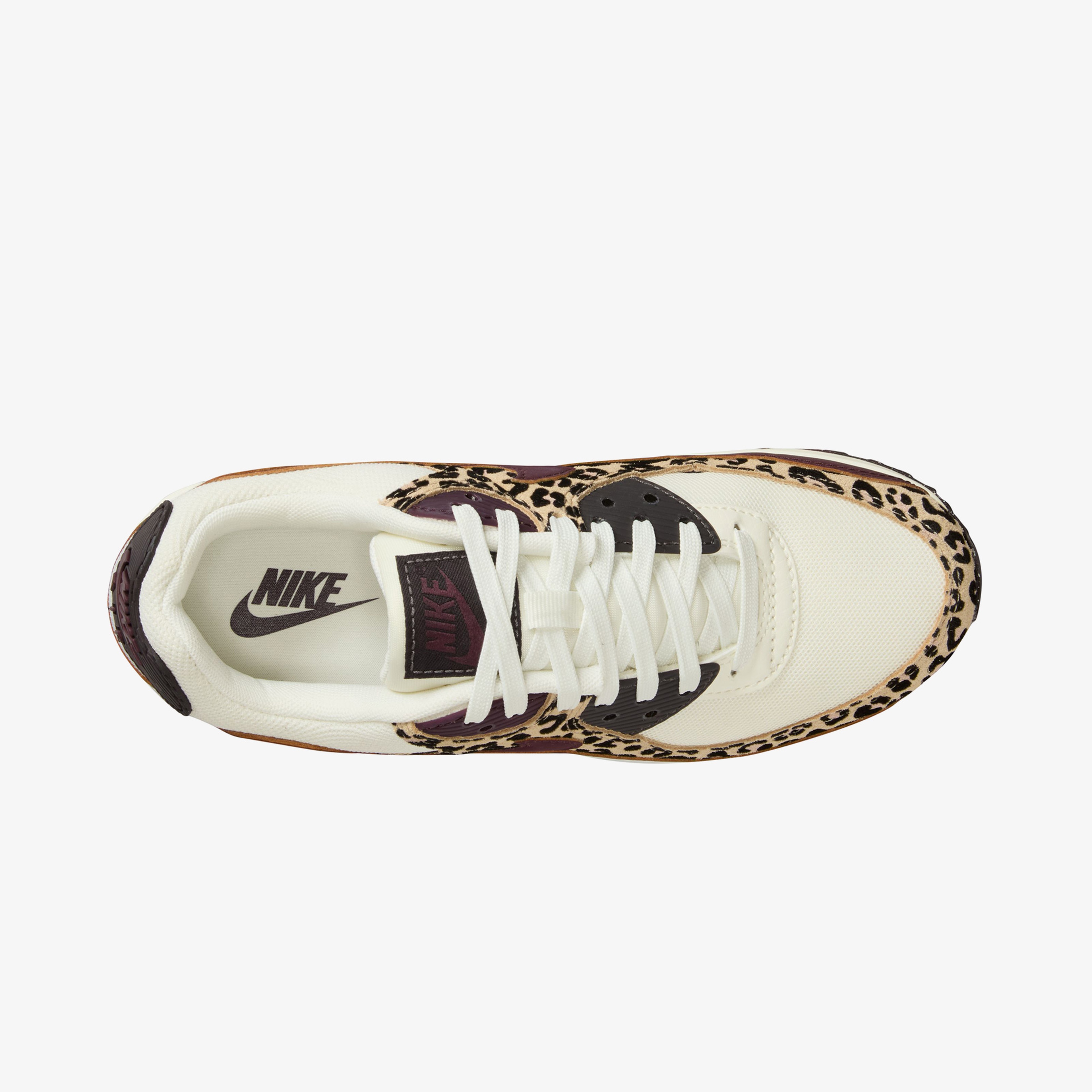 Nike Air Max 90 Leopar Desenli Kadın Kahverengi Spor Ayakkabı