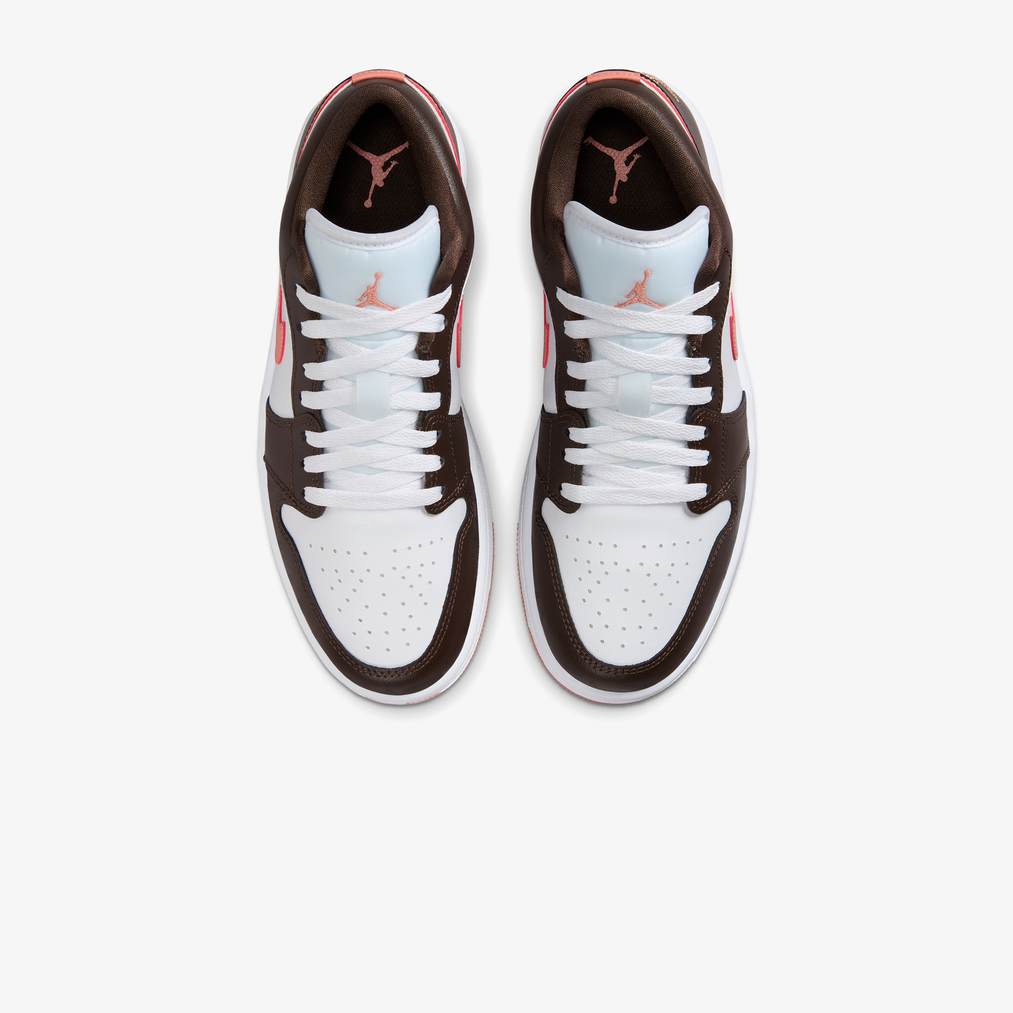 Nike Air Jordan 1 Low Kadın Beyaz/Pembe Spor Ayakkabı